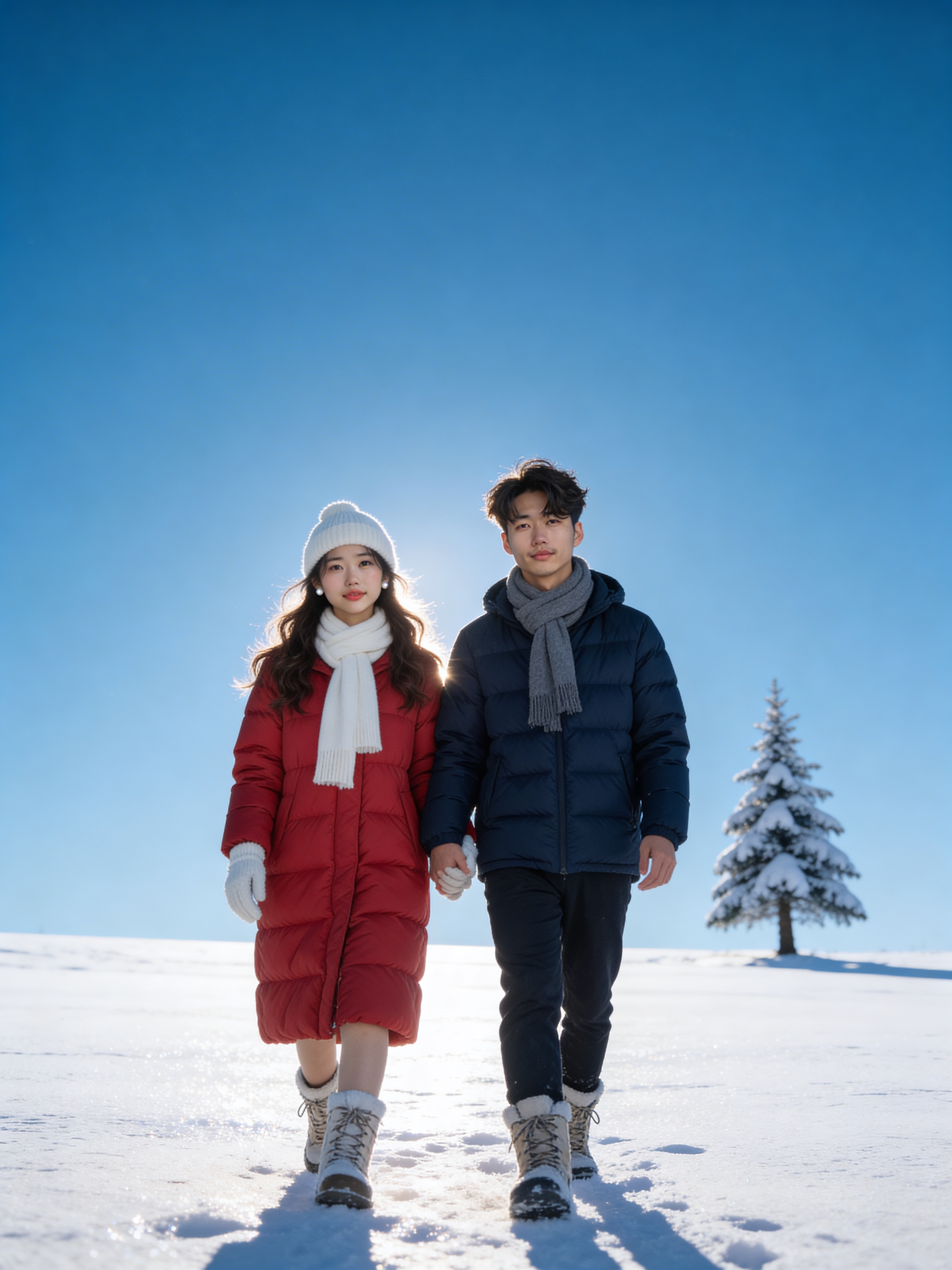 北海道雪原 - 季節フォト