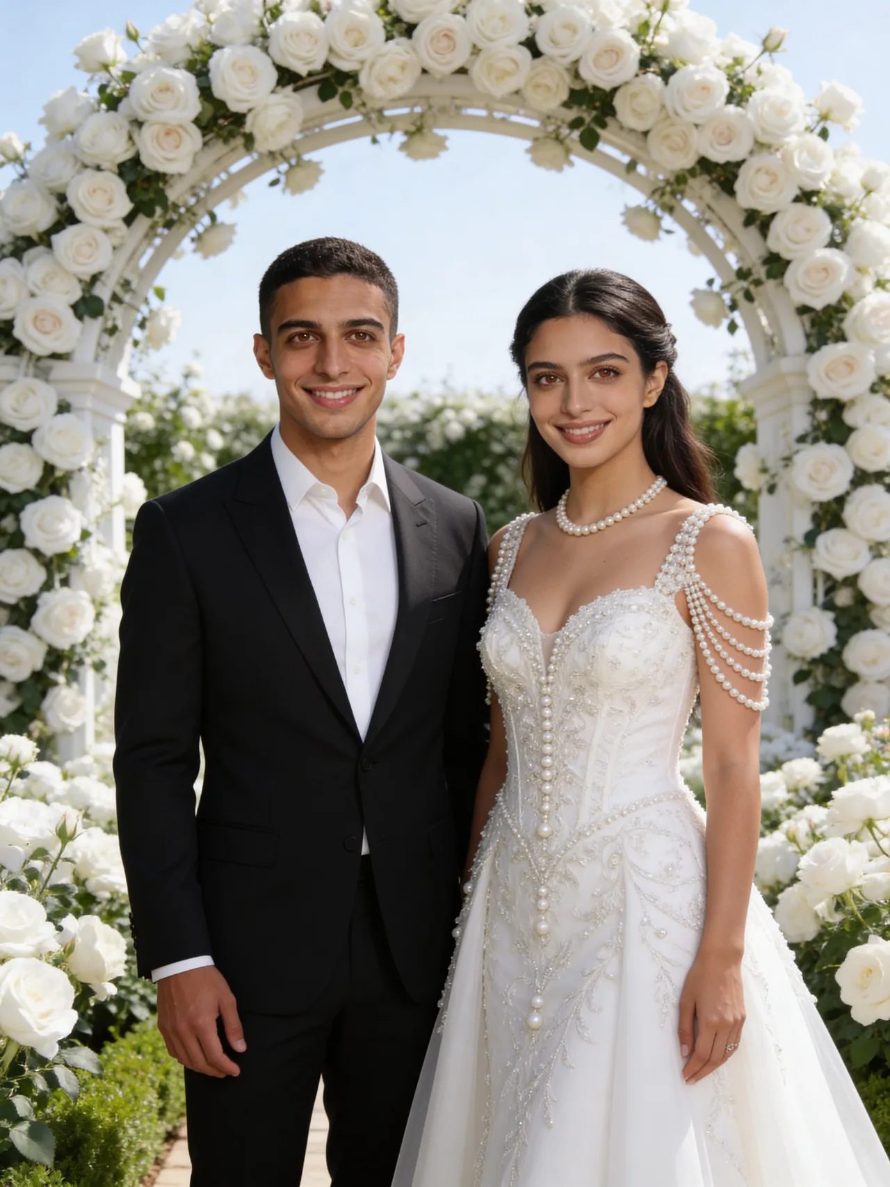 White Garden Wedding