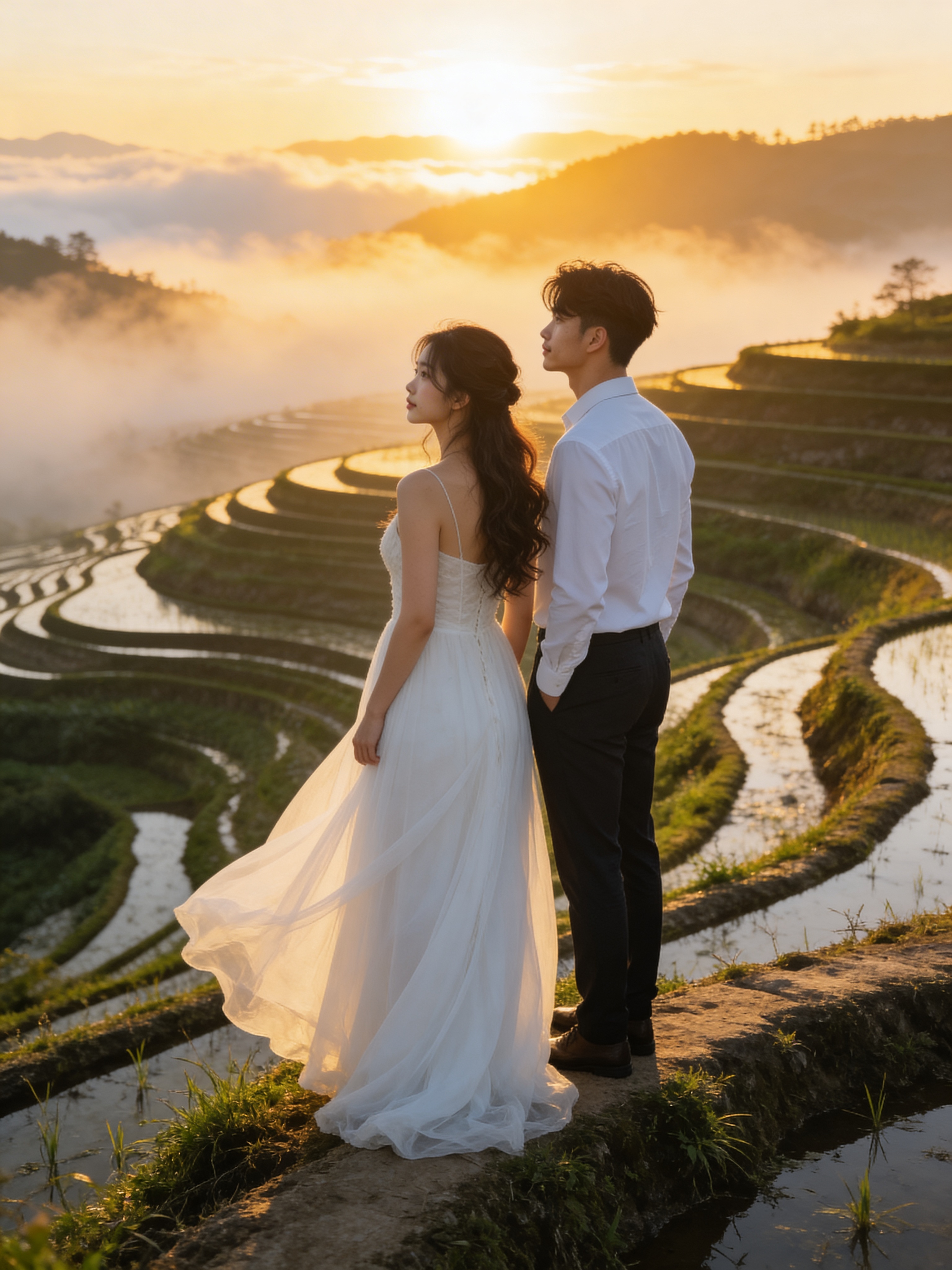 Terraced Fields Dawn