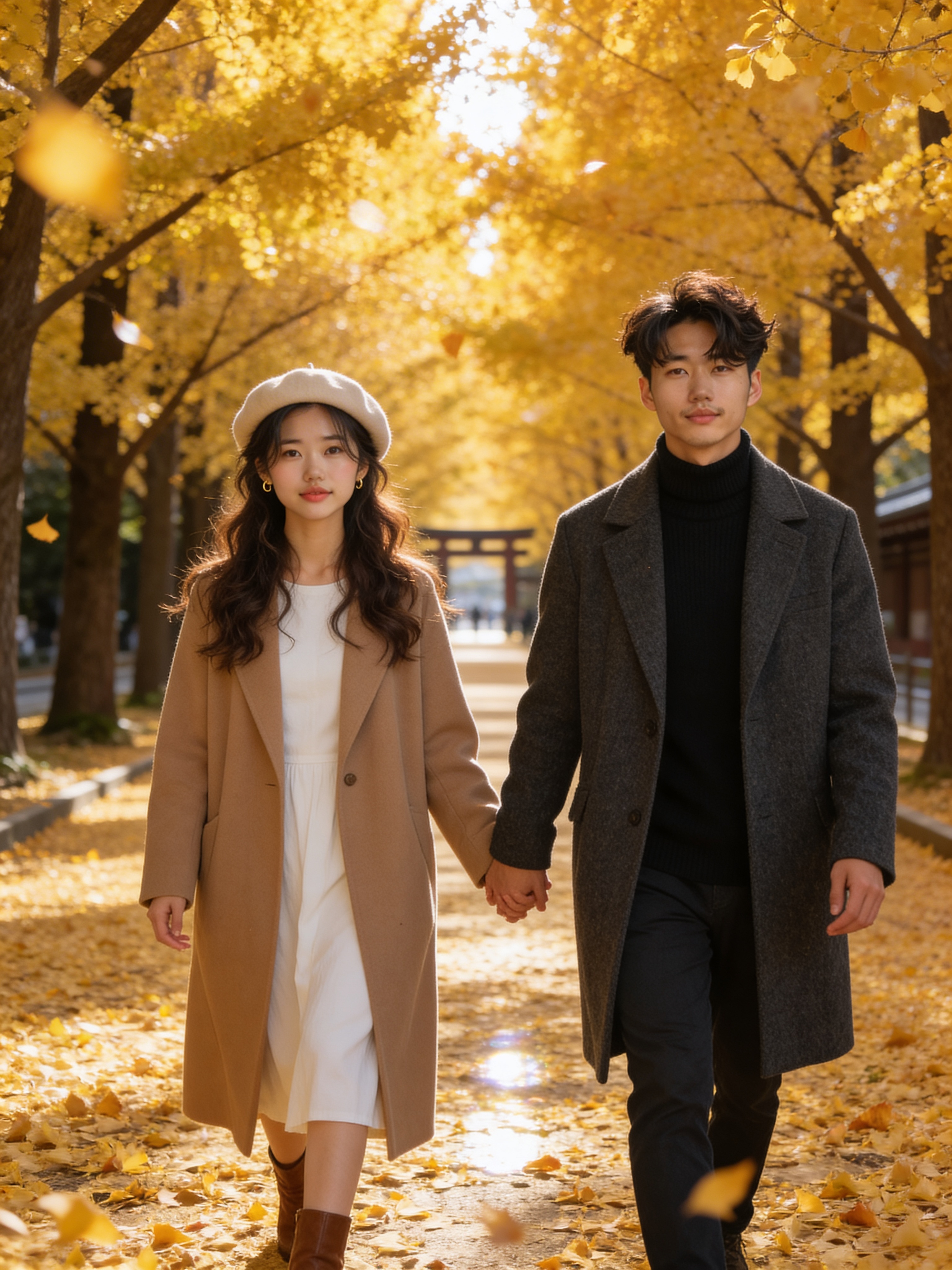 明治神宮銀杏並木 - 季節フォト