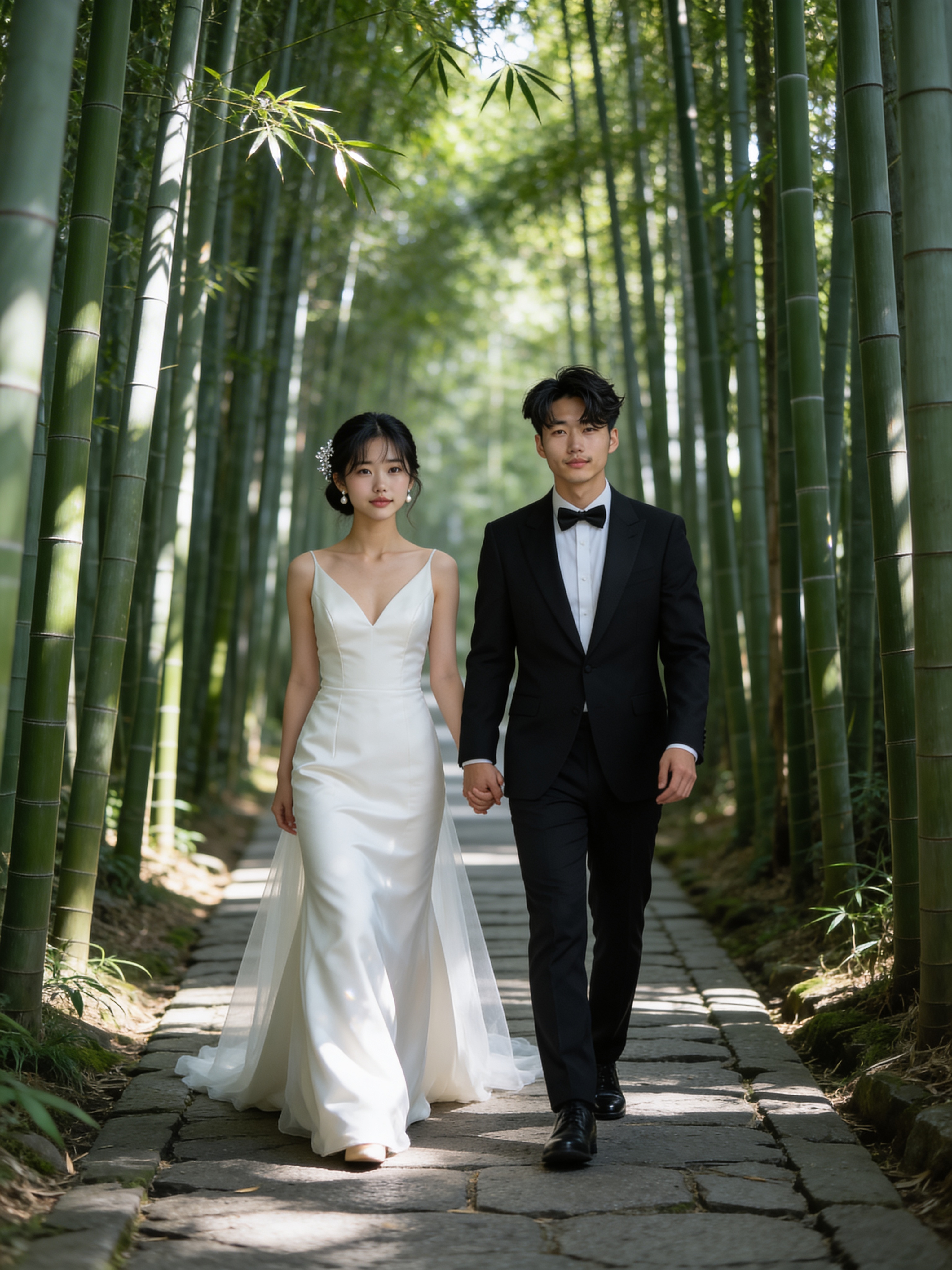 京都嵐山竹林 - 洋装ロケーション