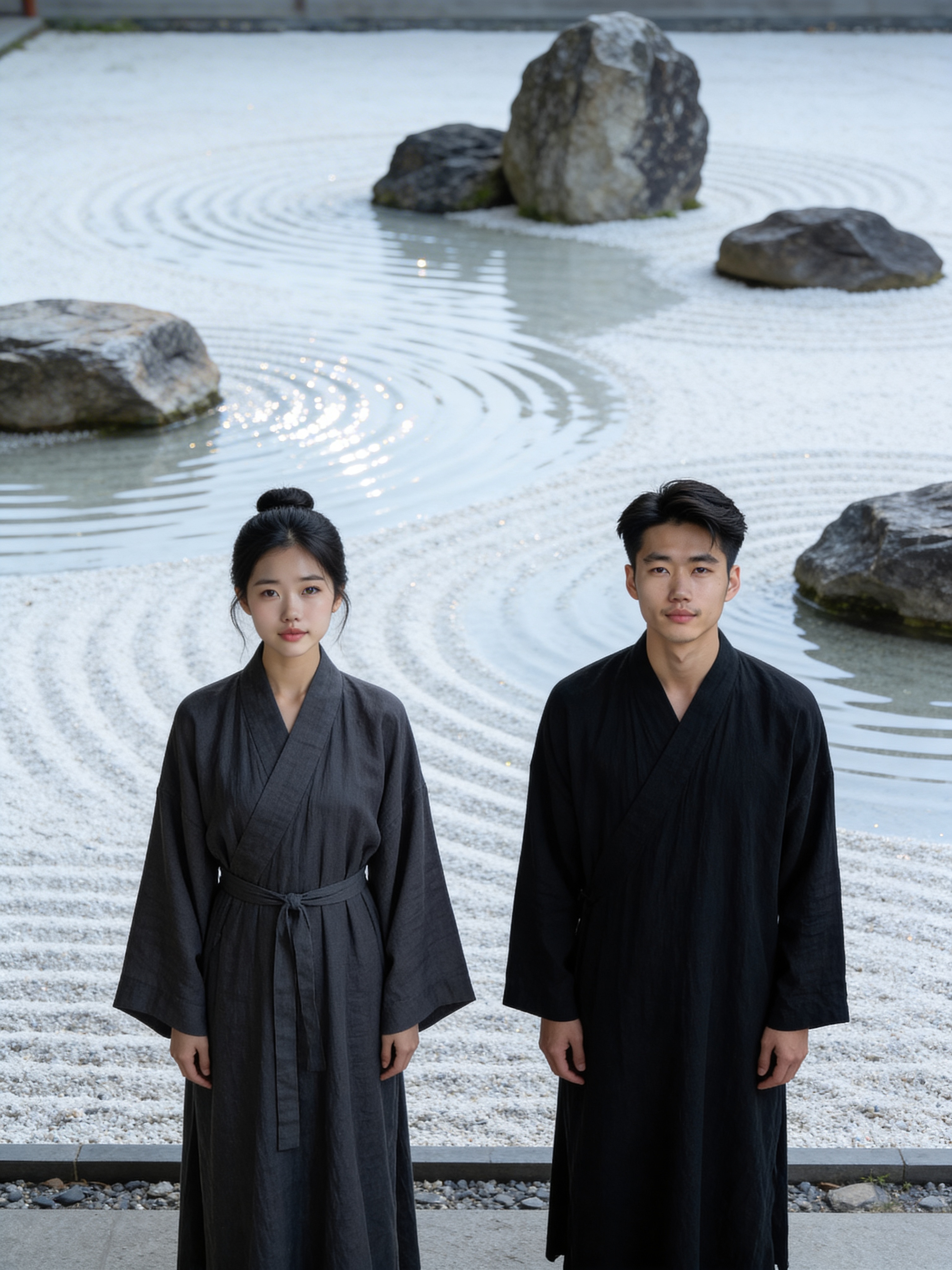 庭院枯山水 - 新中式