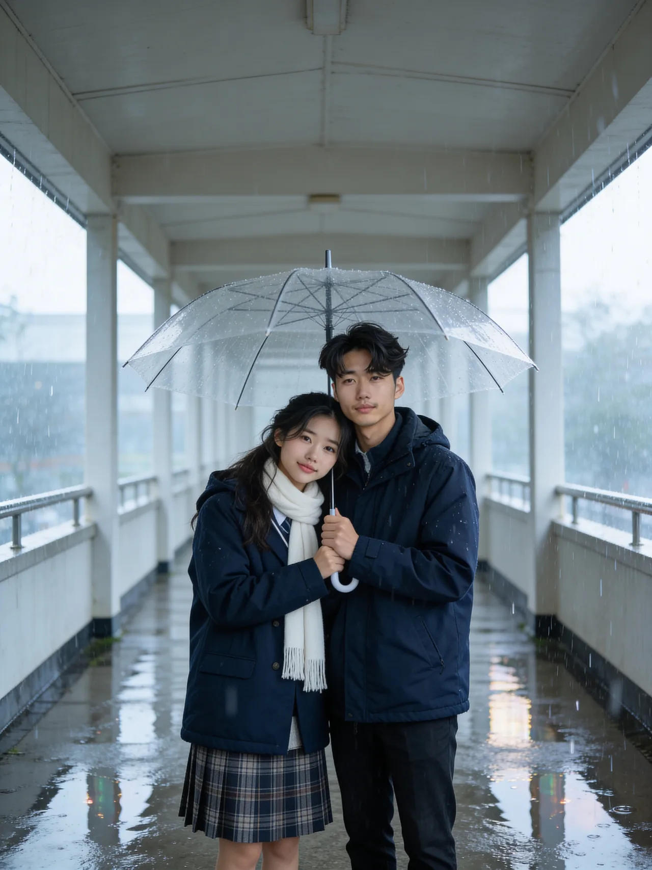雨天走廊