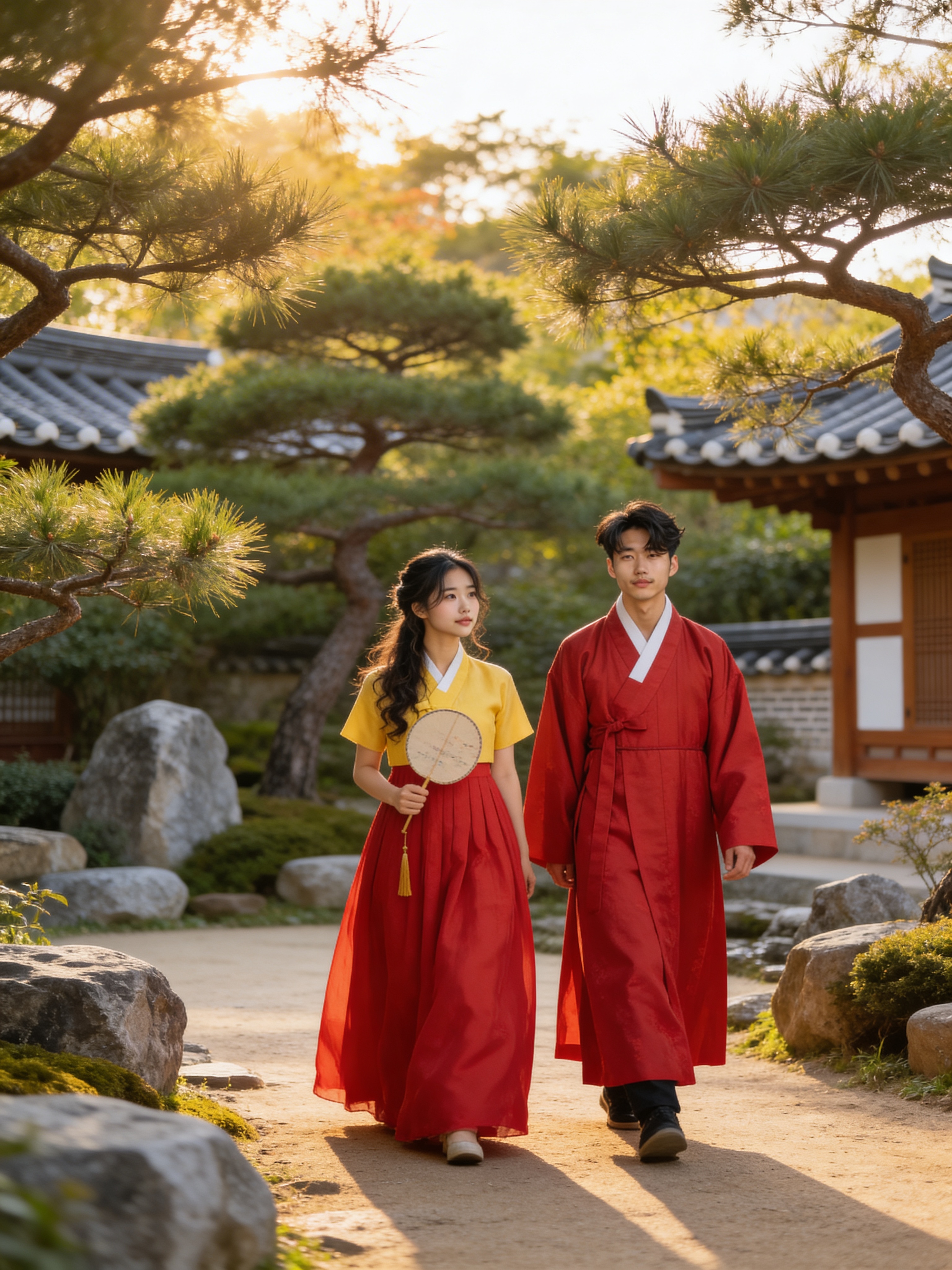 한복 웨딩 - 개 템플릿 3