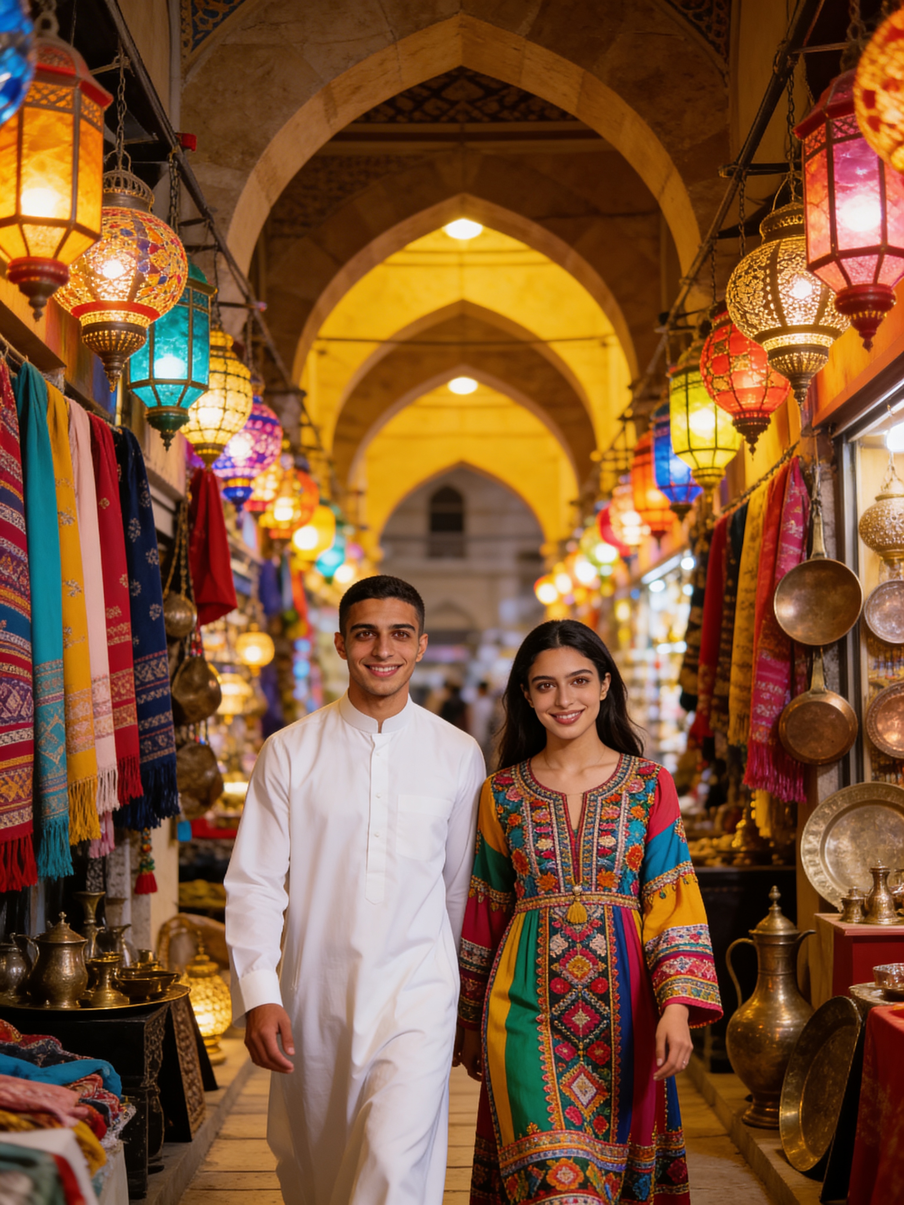 سوق تقليدي - معالم الشرق الأوسط