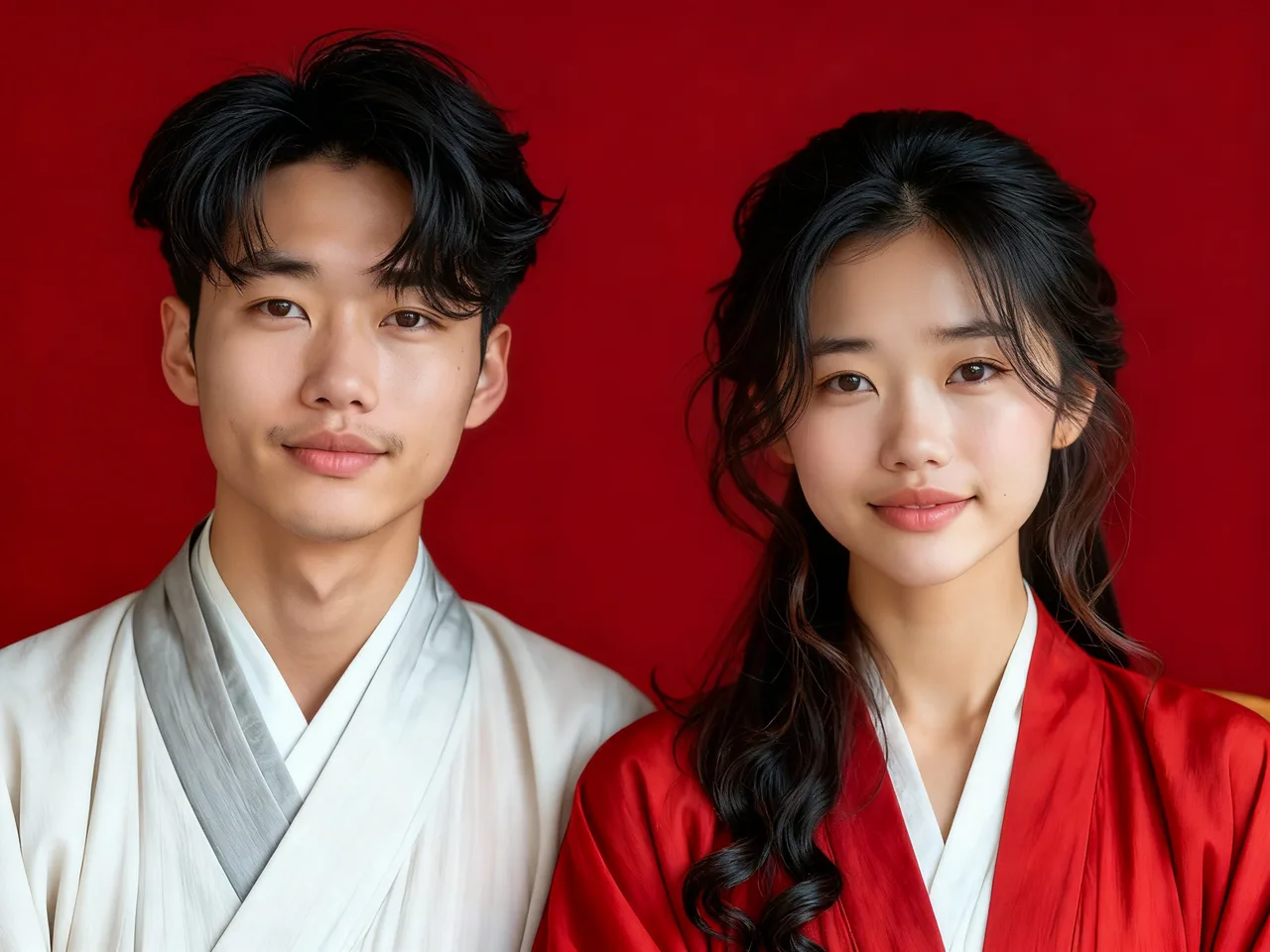 Fondo rojo - Hanfu