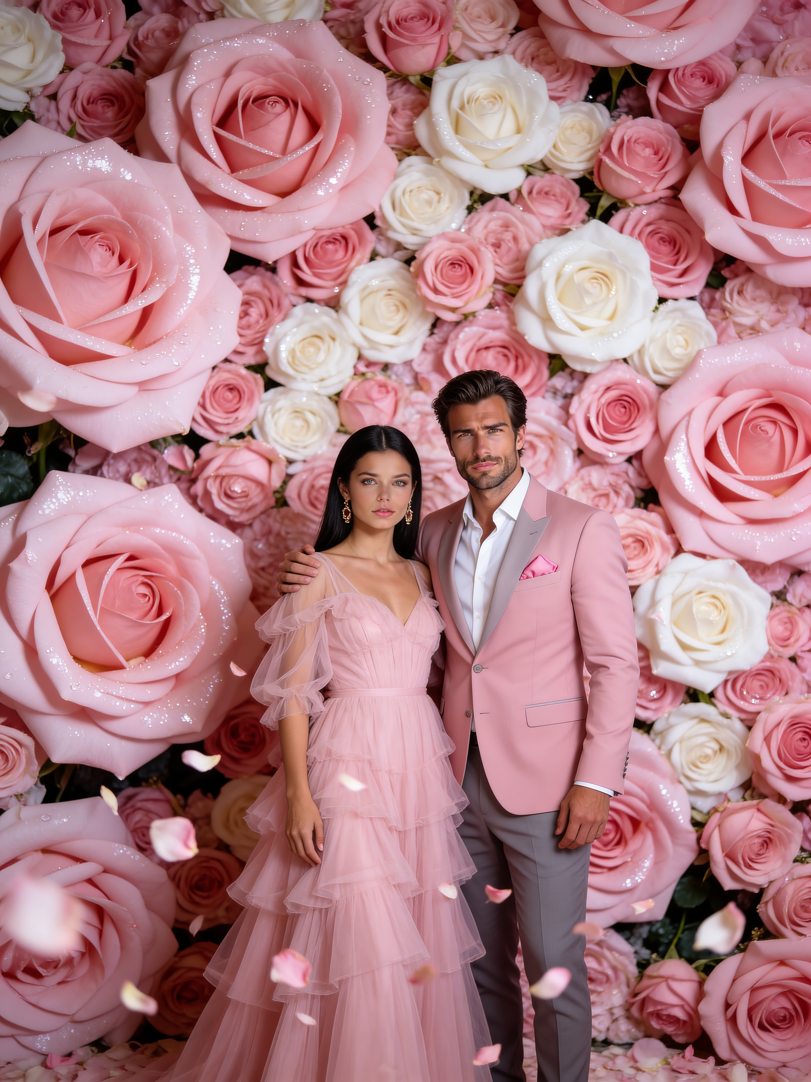 Muro de Rosas - Baile de Graduación