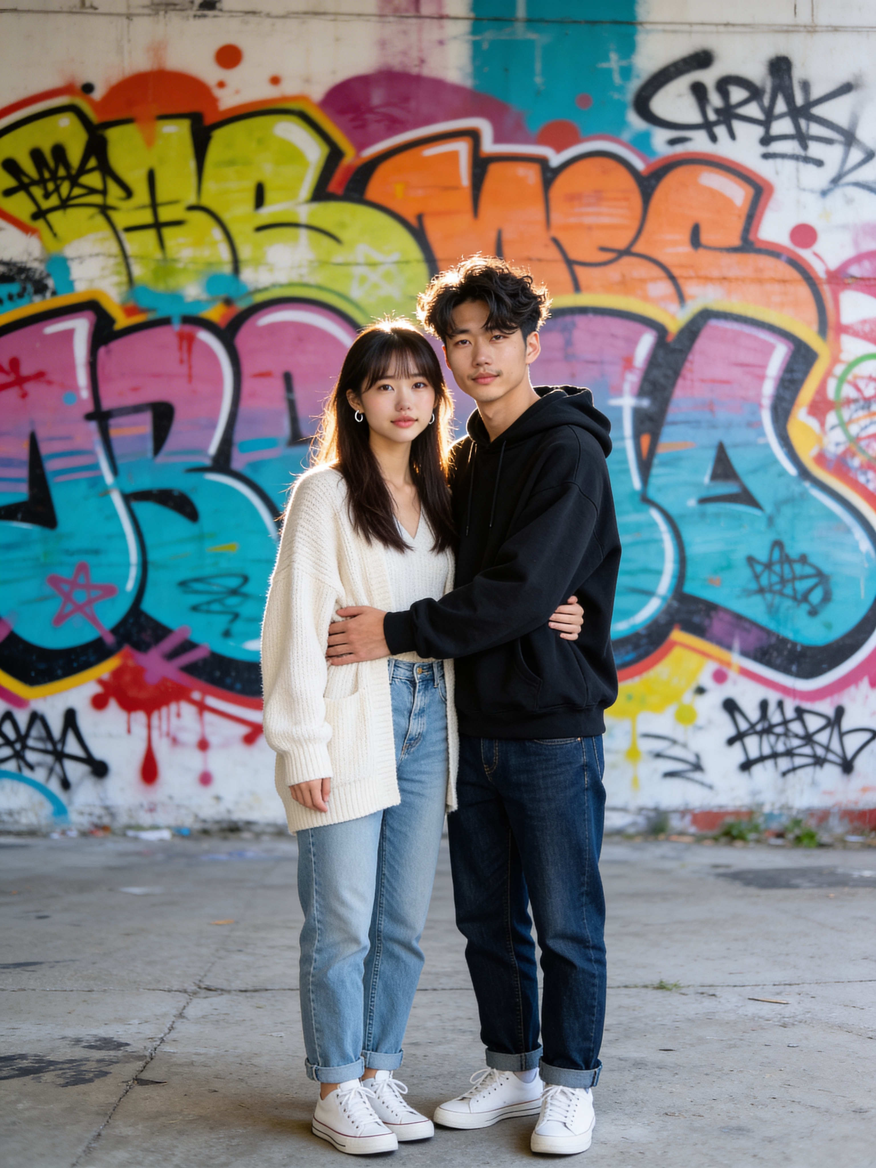 홍대 그래피티 벽 - K-스냅