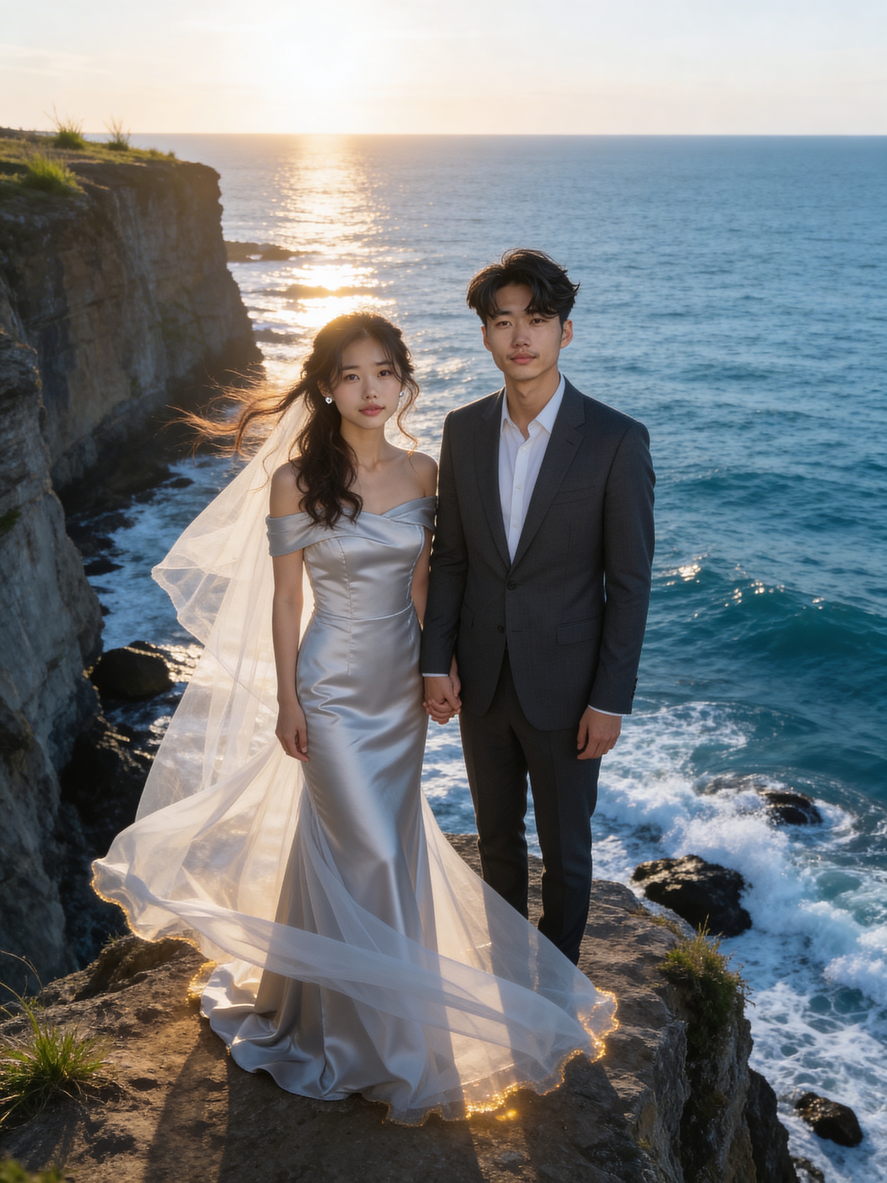 해변 절벽 - 시네마틱 화보