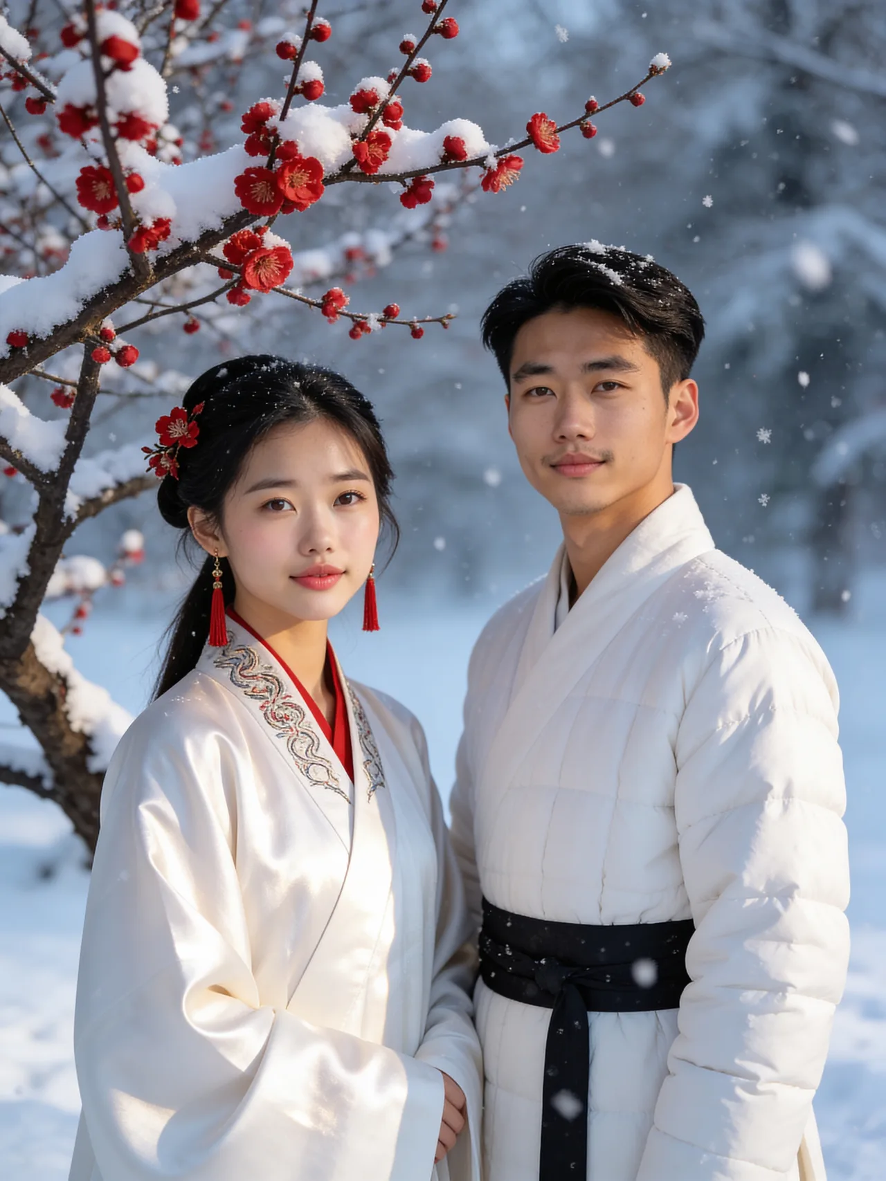 Plum Blossom and Snow