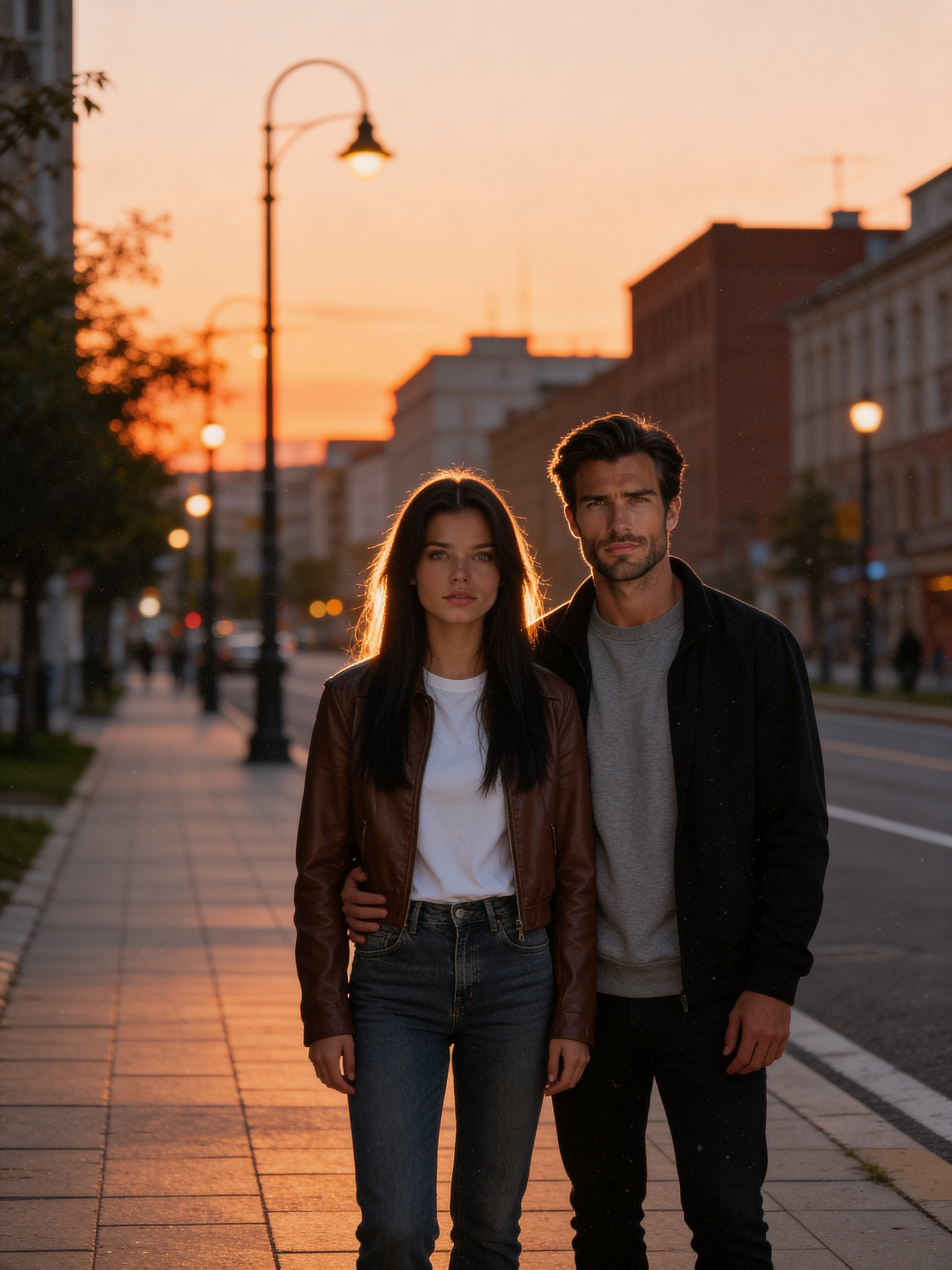 Şehir Sokakları - Çift Portreleri