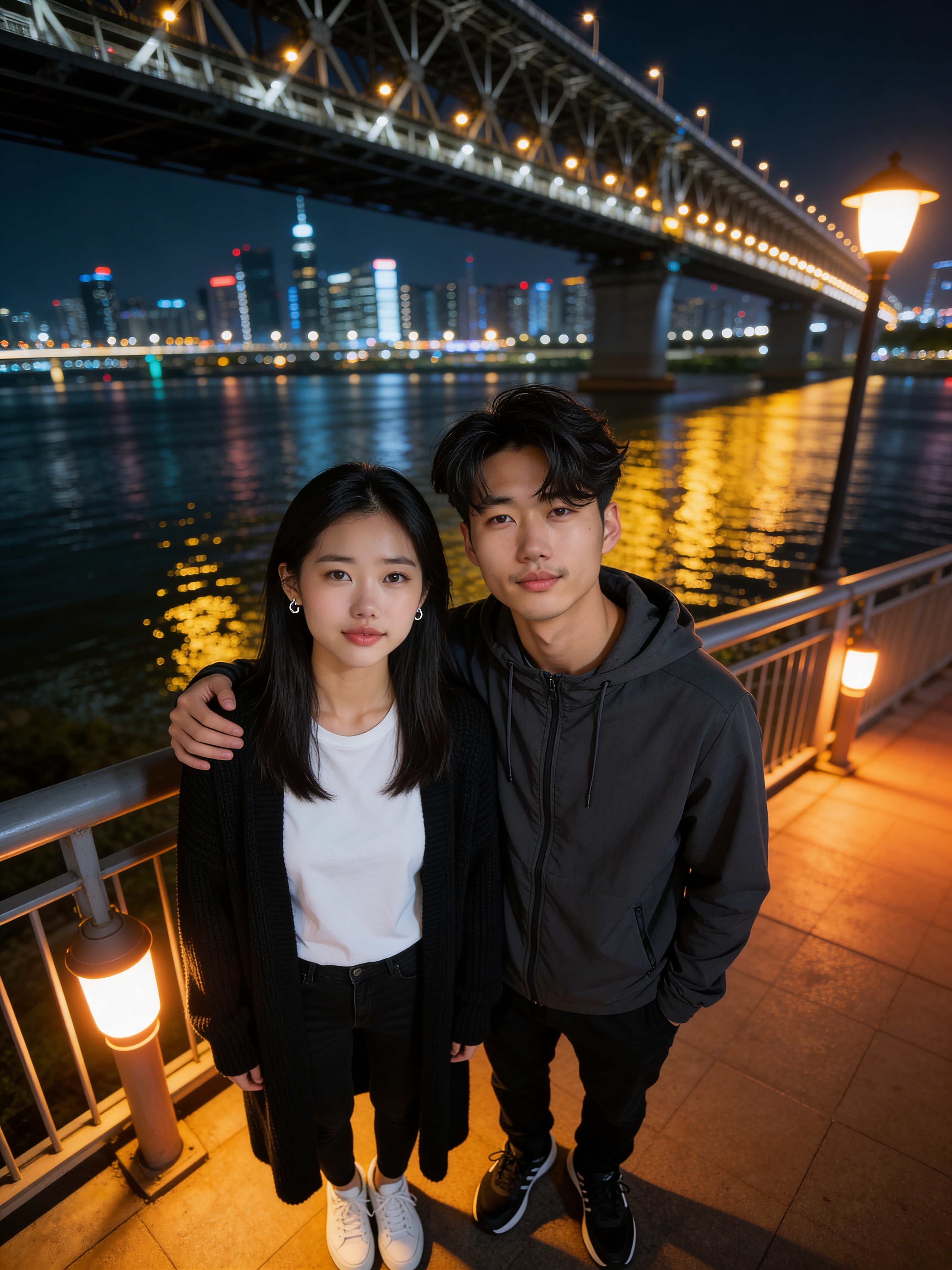 한강 야경 다리 - K-스냅