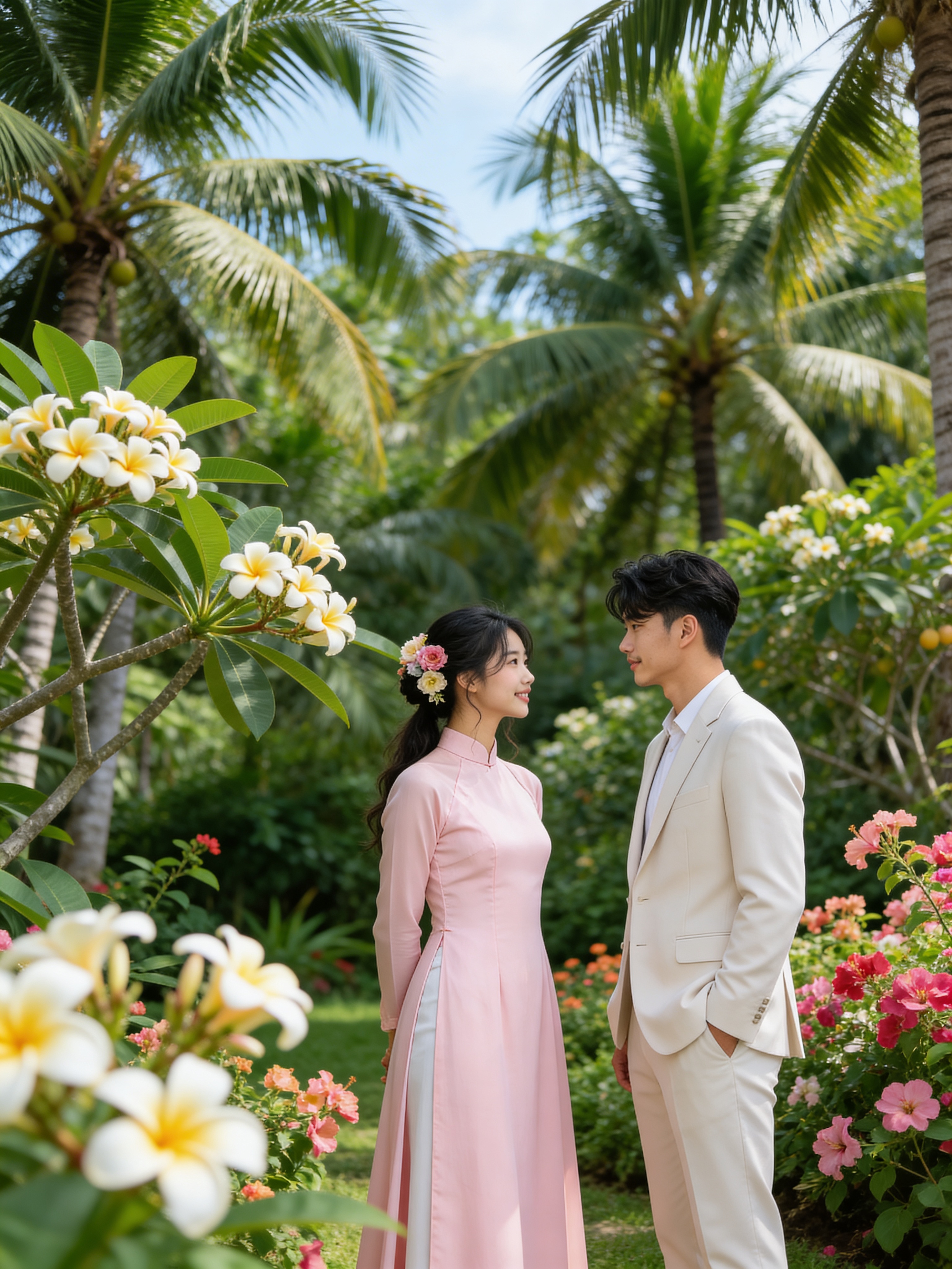 Sân vườn nhiệt đới