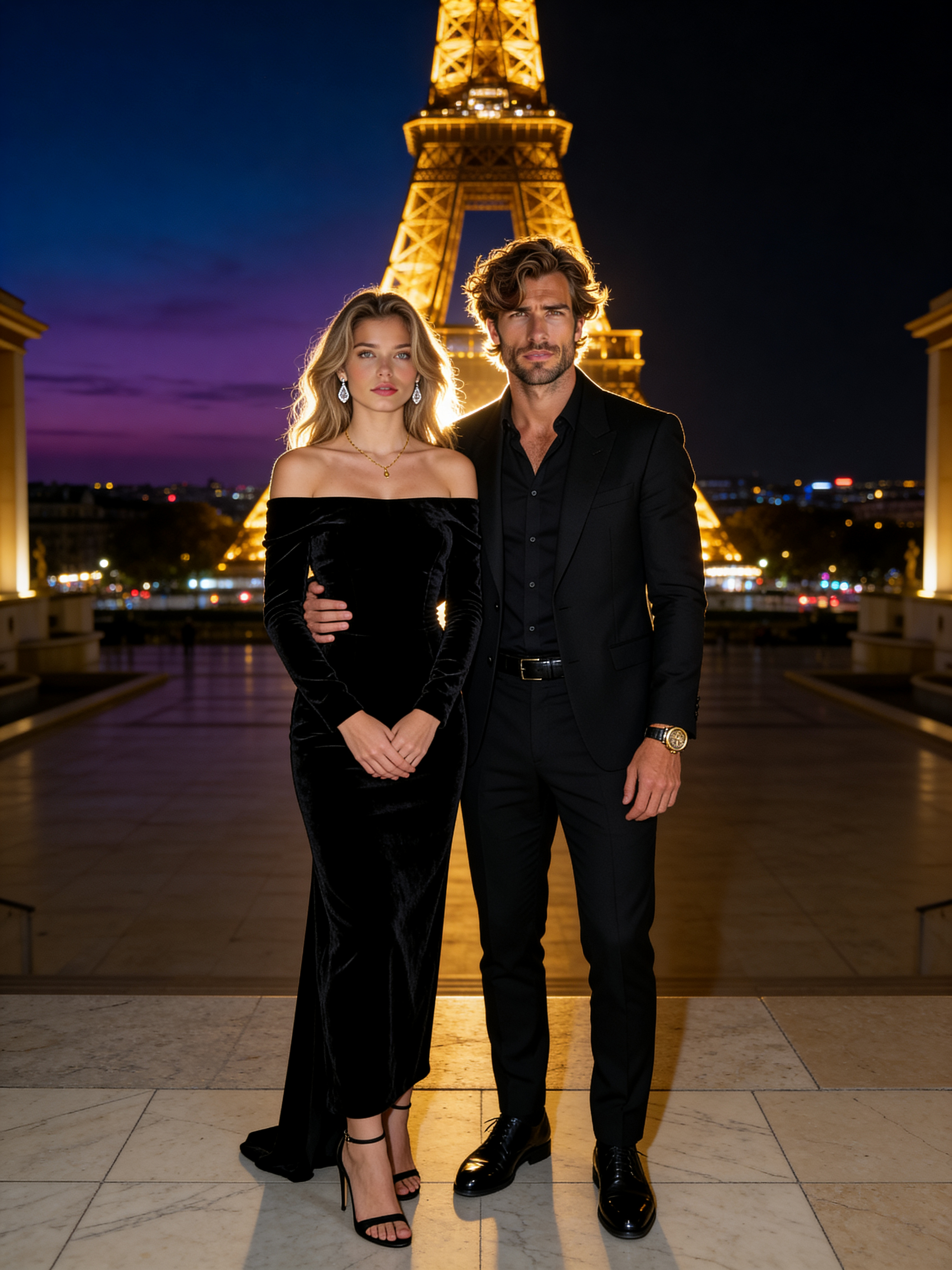 Eiffel Night Lights