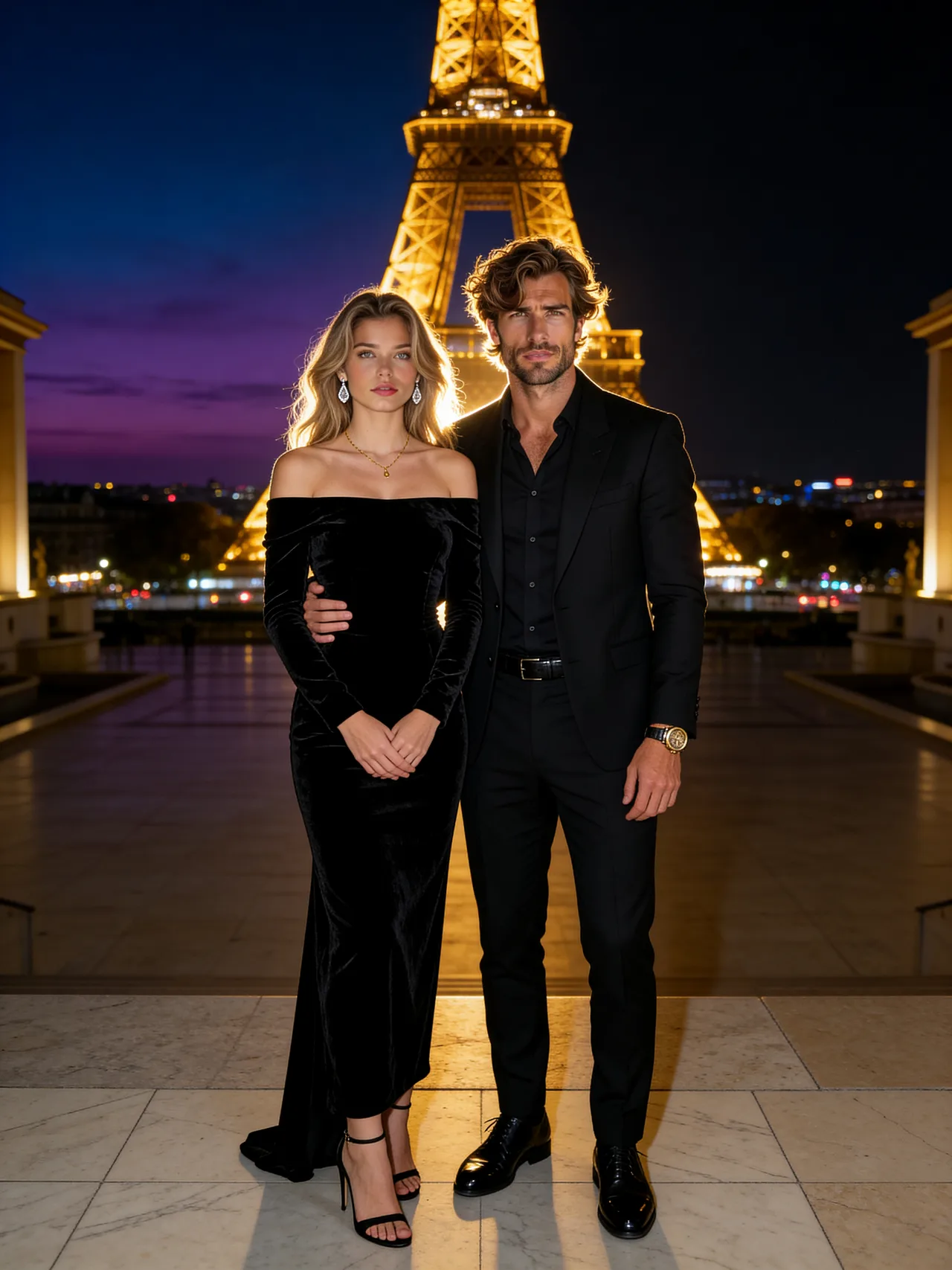 Eiffel Night Lights