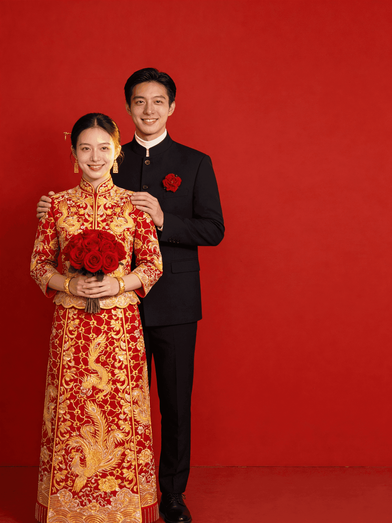Red Rose Neo-Chinese