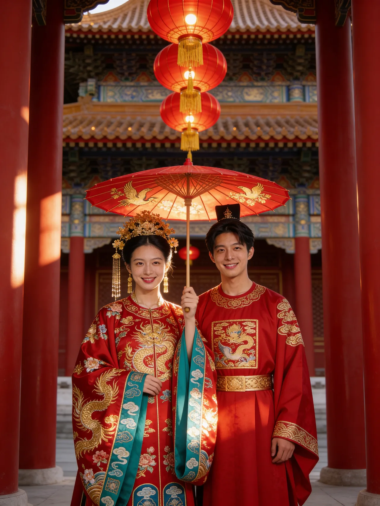 Palace Vermillion Corridor