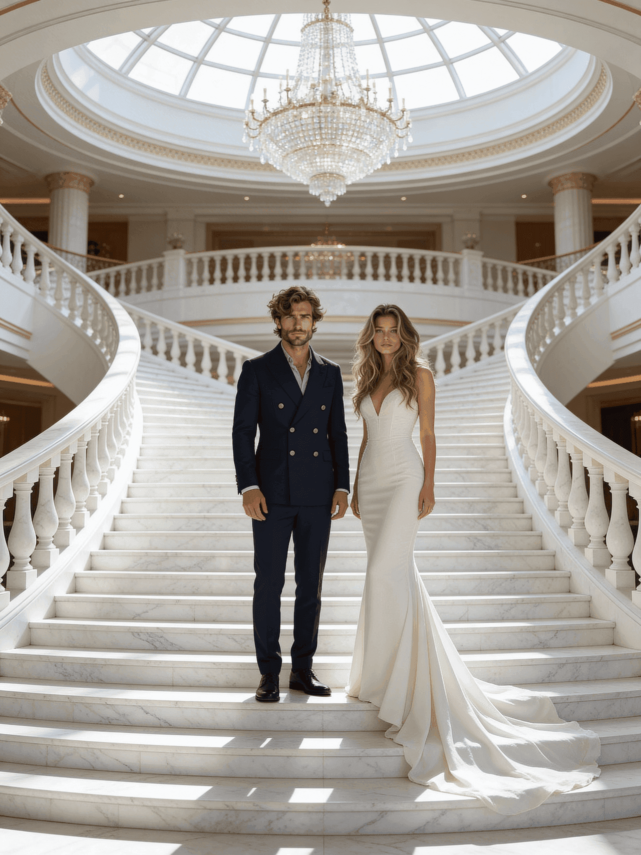 White Staircase