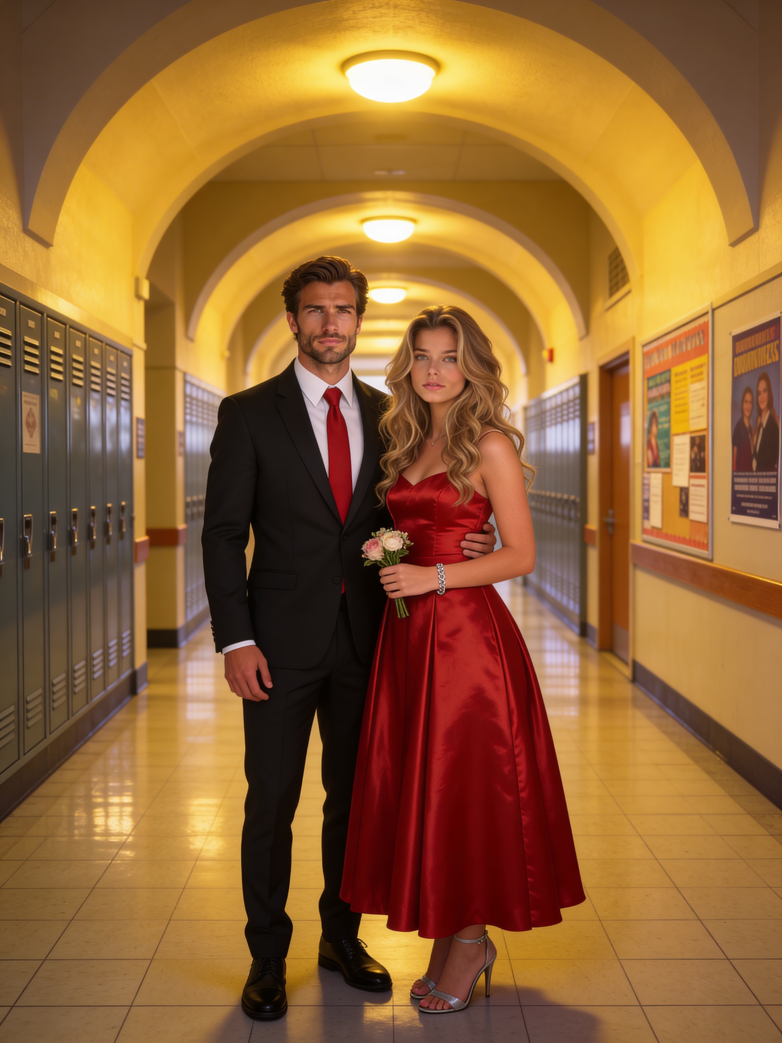 Pasillo Escolar - Baile de Graduación