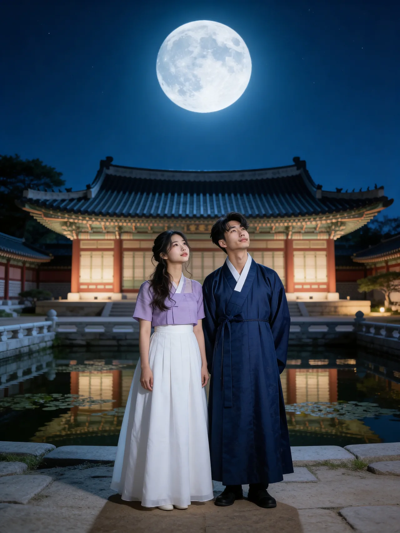 Moonlit Hanbok