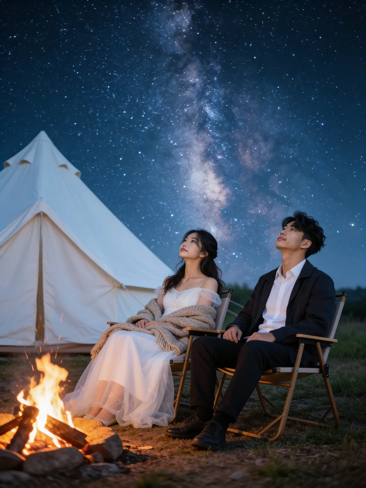 星空露營