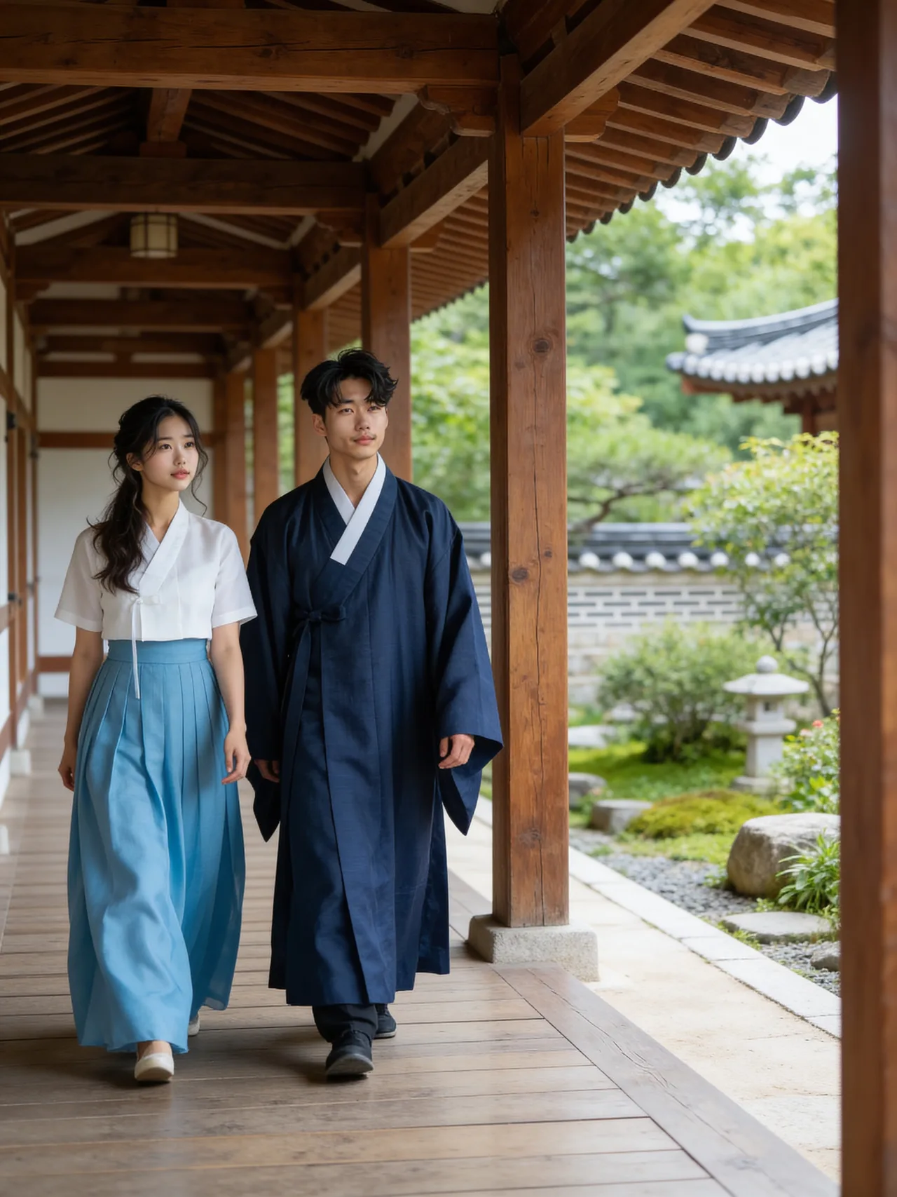 Blue Hanbok