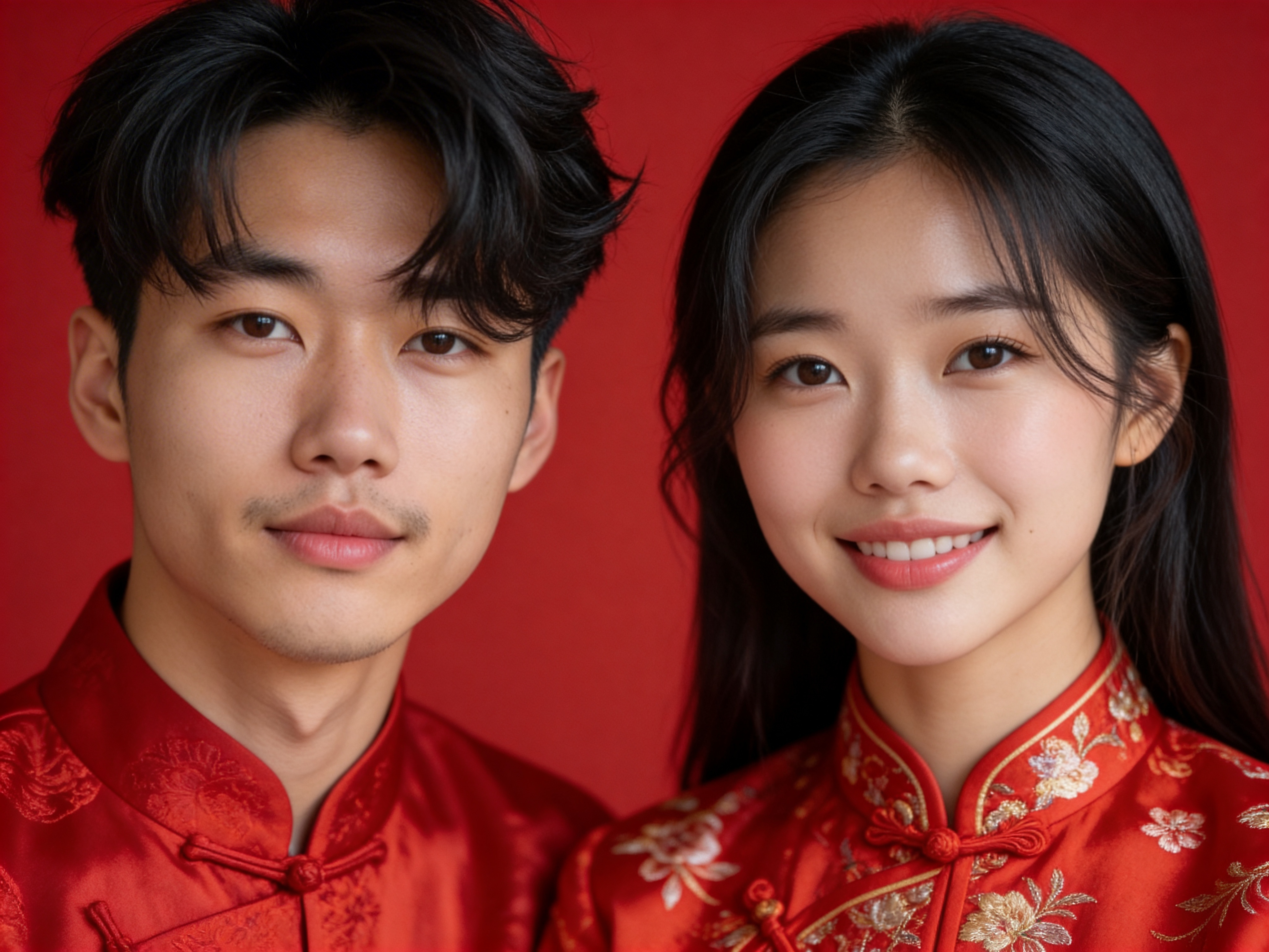 Red Bg - Xiuhe Dress