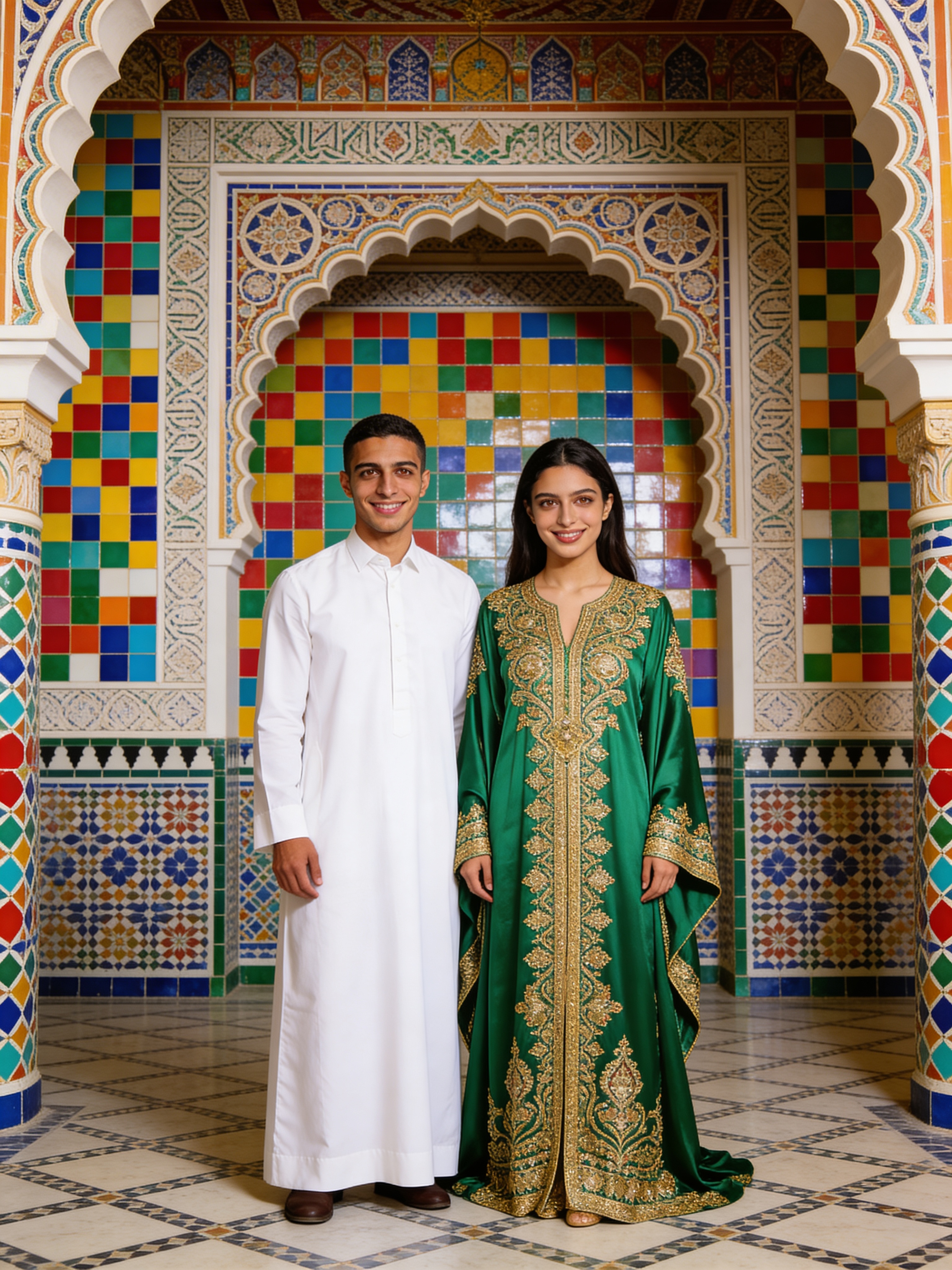 قفطان مغربي - حفل زفاف عربي