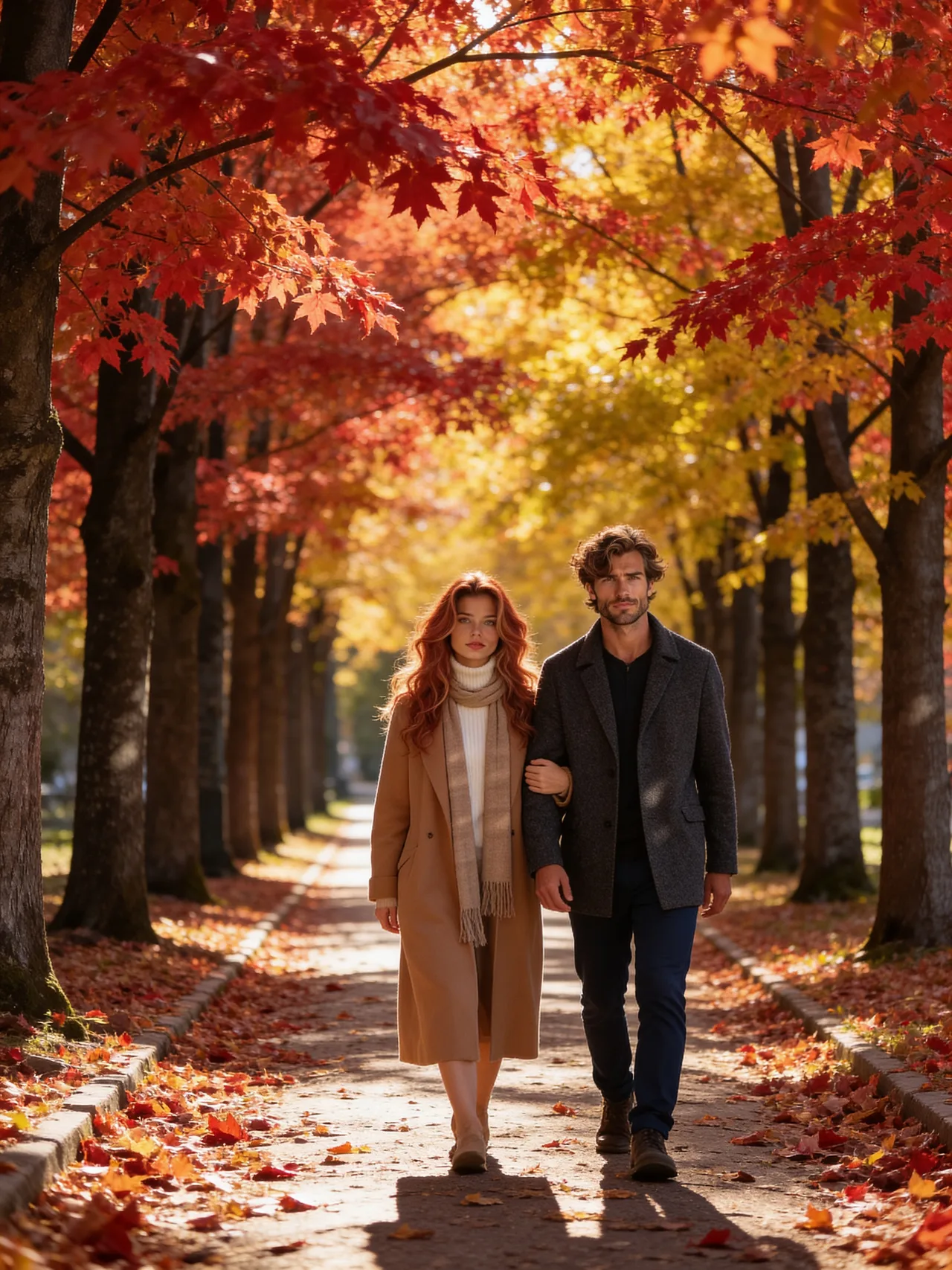 Autumn Maple Road
