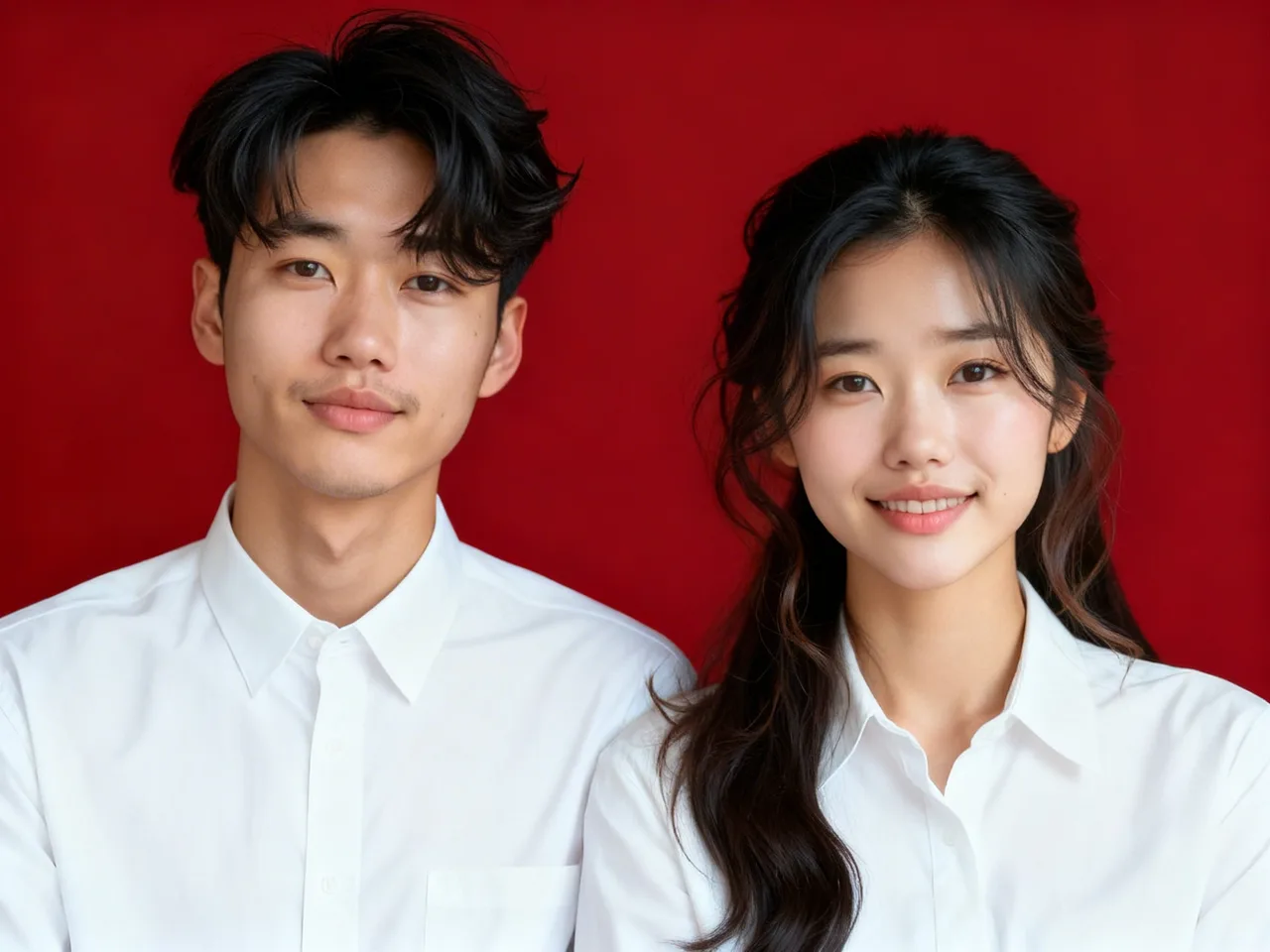 Fondo rojo - Suave coreano