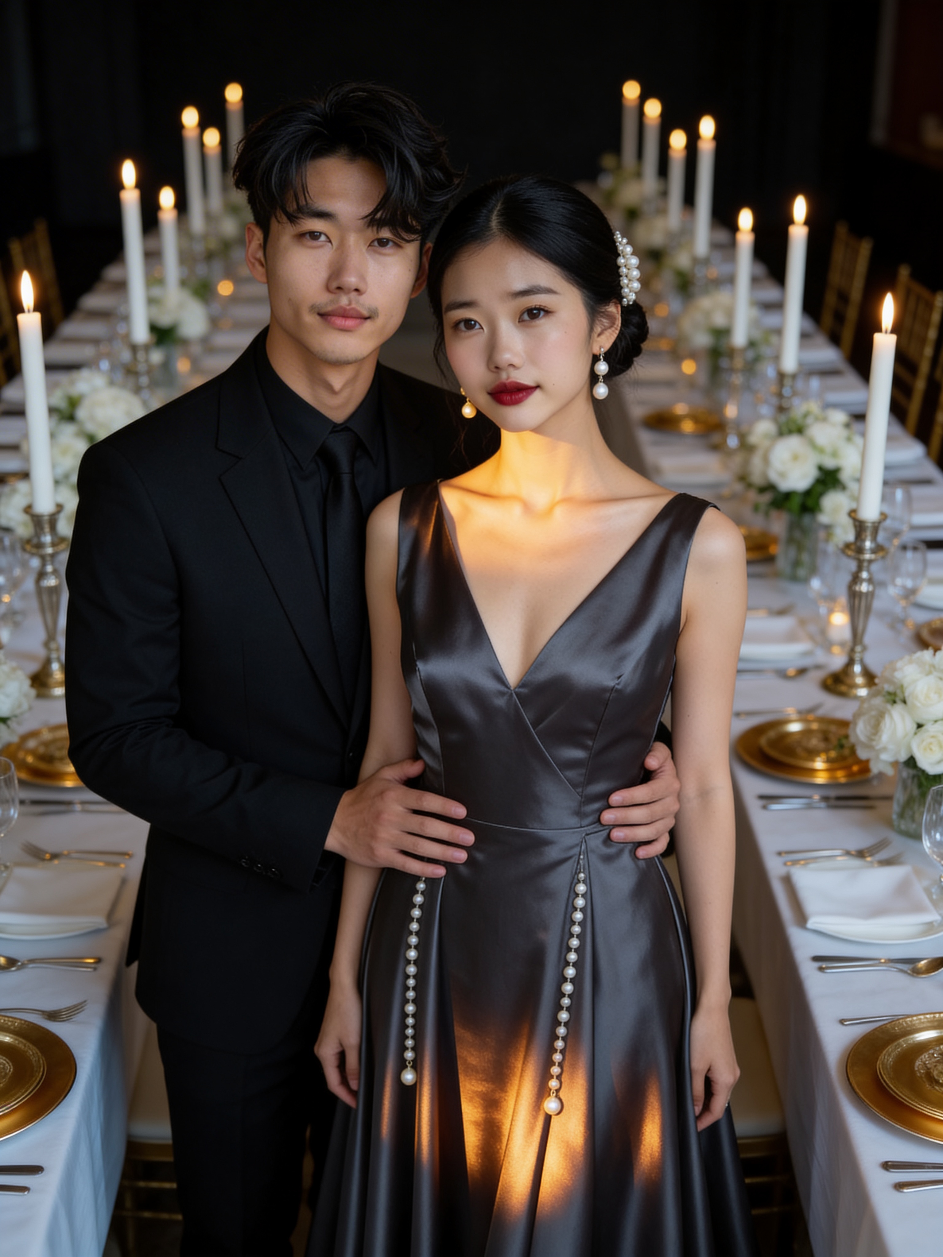 캔들라이트 만찬 - 시네마틱 화보