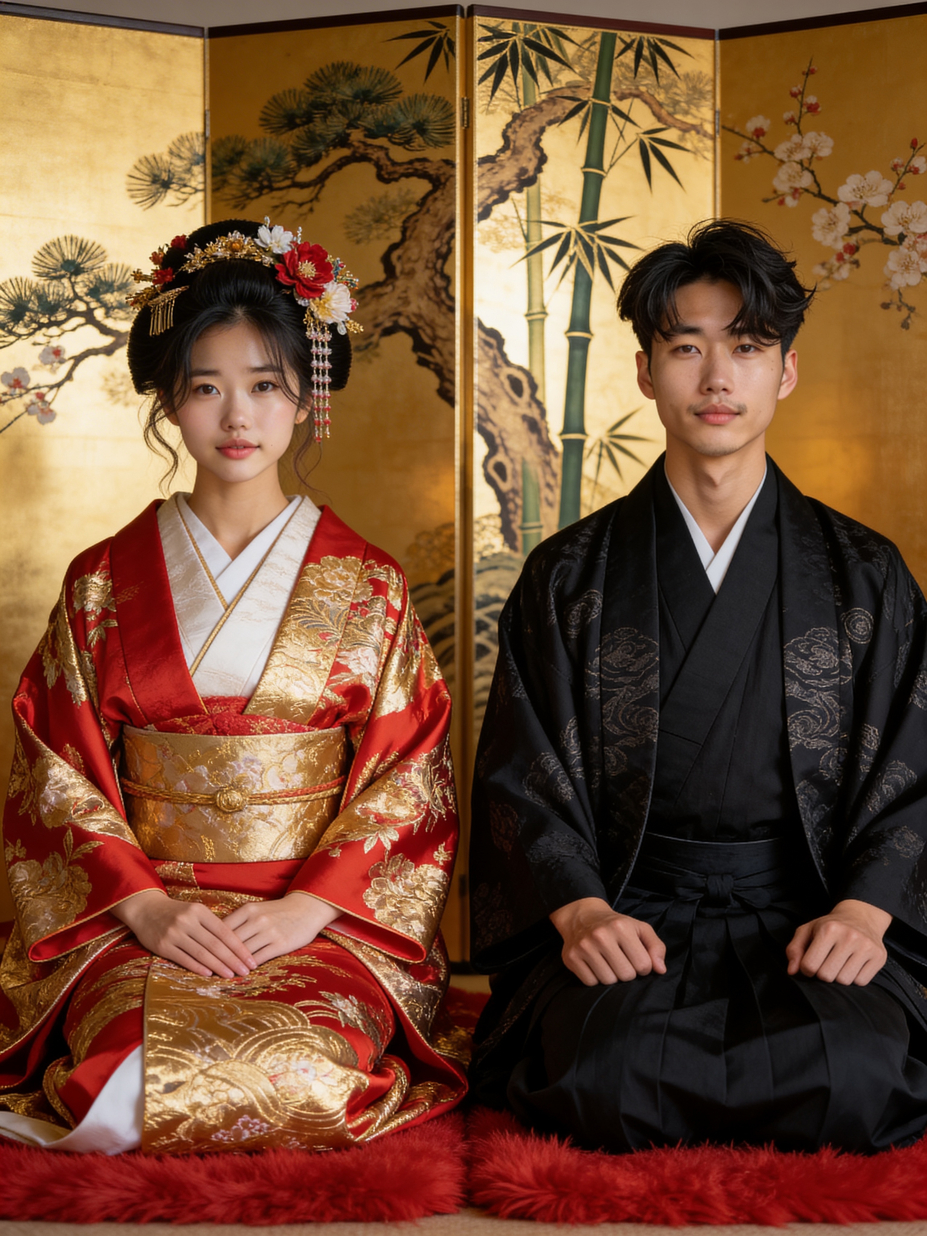 和風婚礼 - テンプレート 2