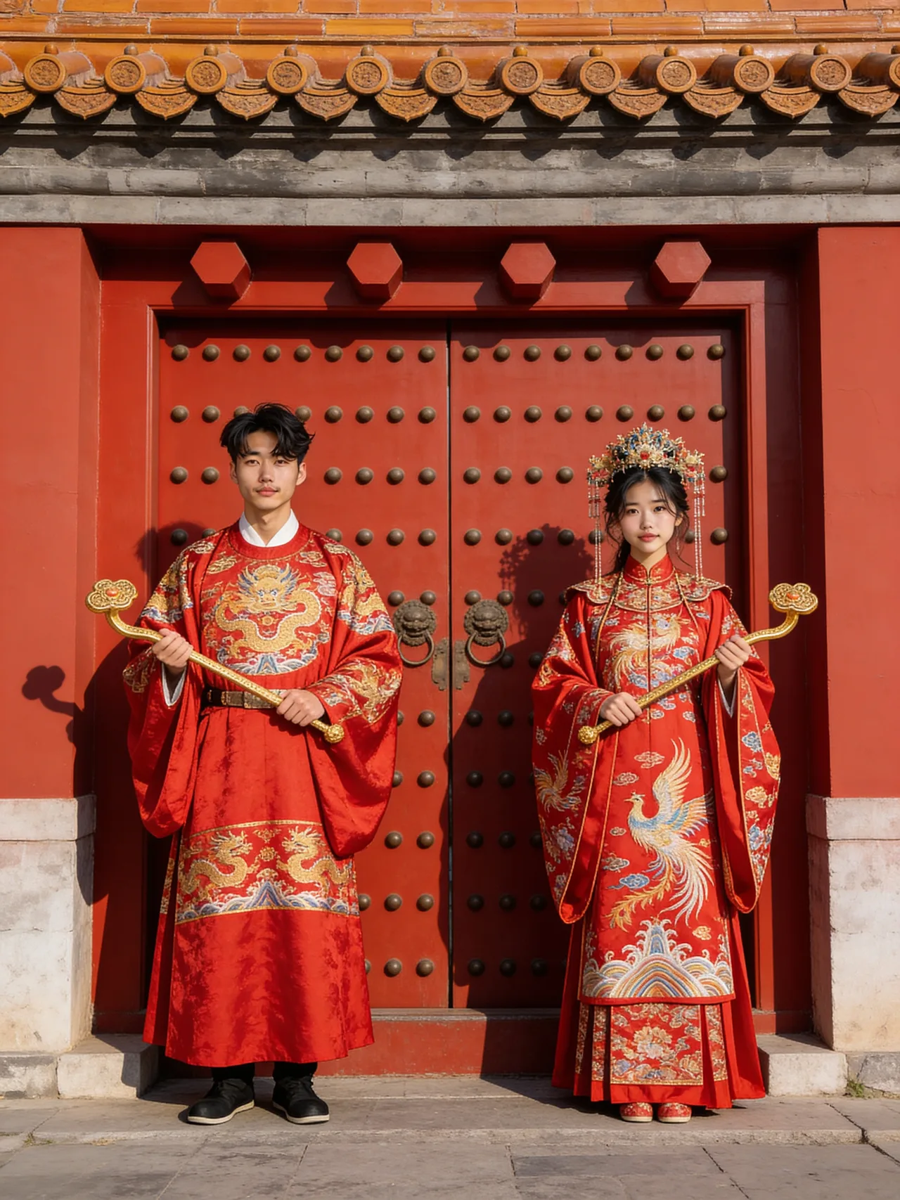 Puerta roja del palacio