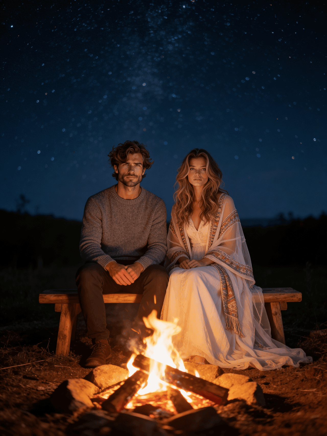 Starlit Bonfire