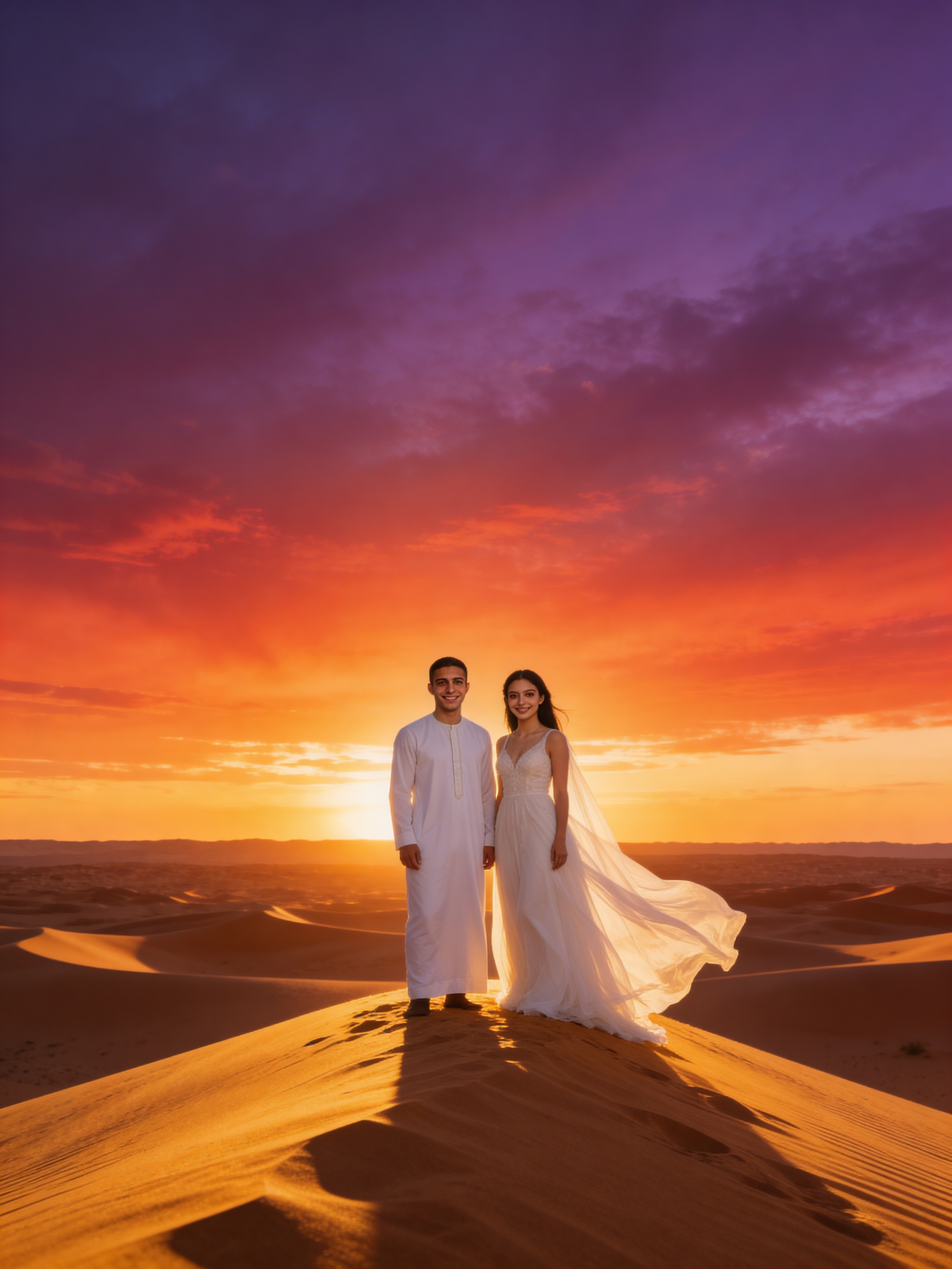 غروب الصحراء - معالم الشرق الأوسط