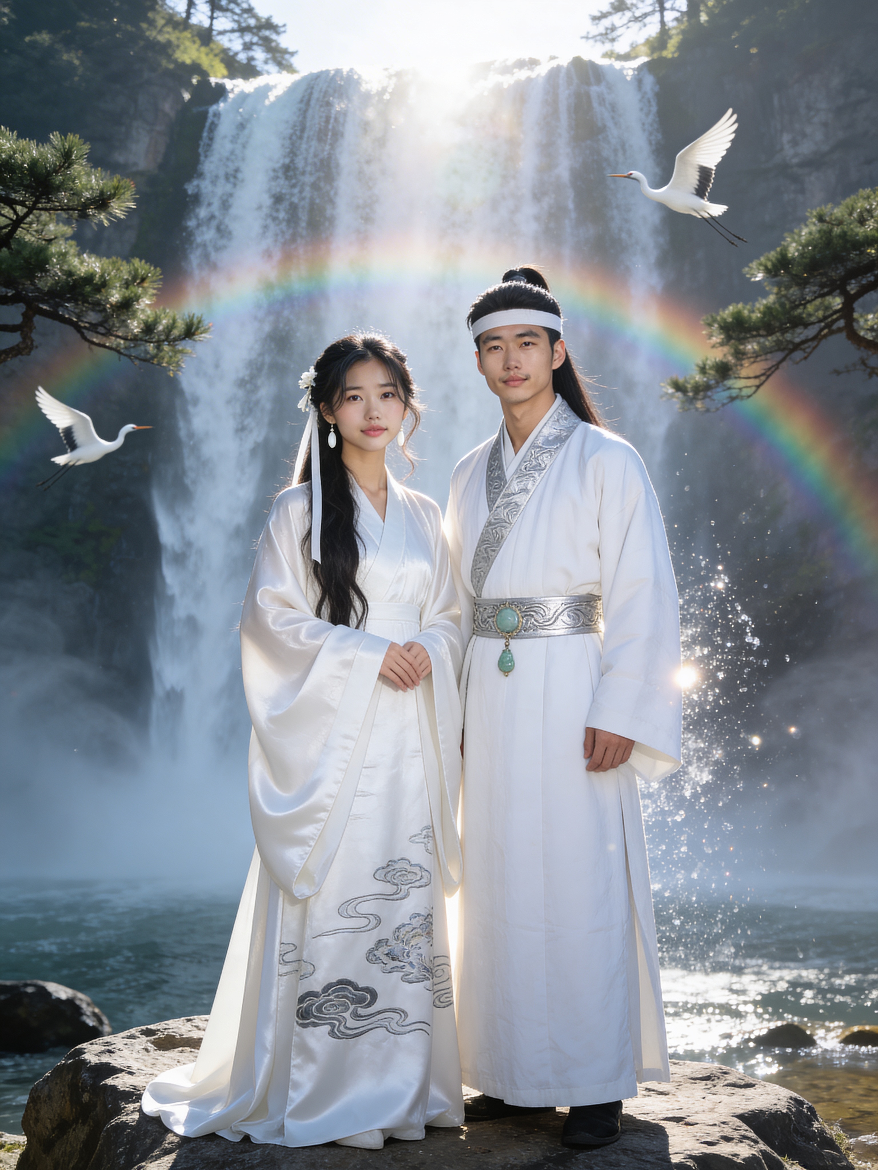 仙山瀑布 - 古风仙侠