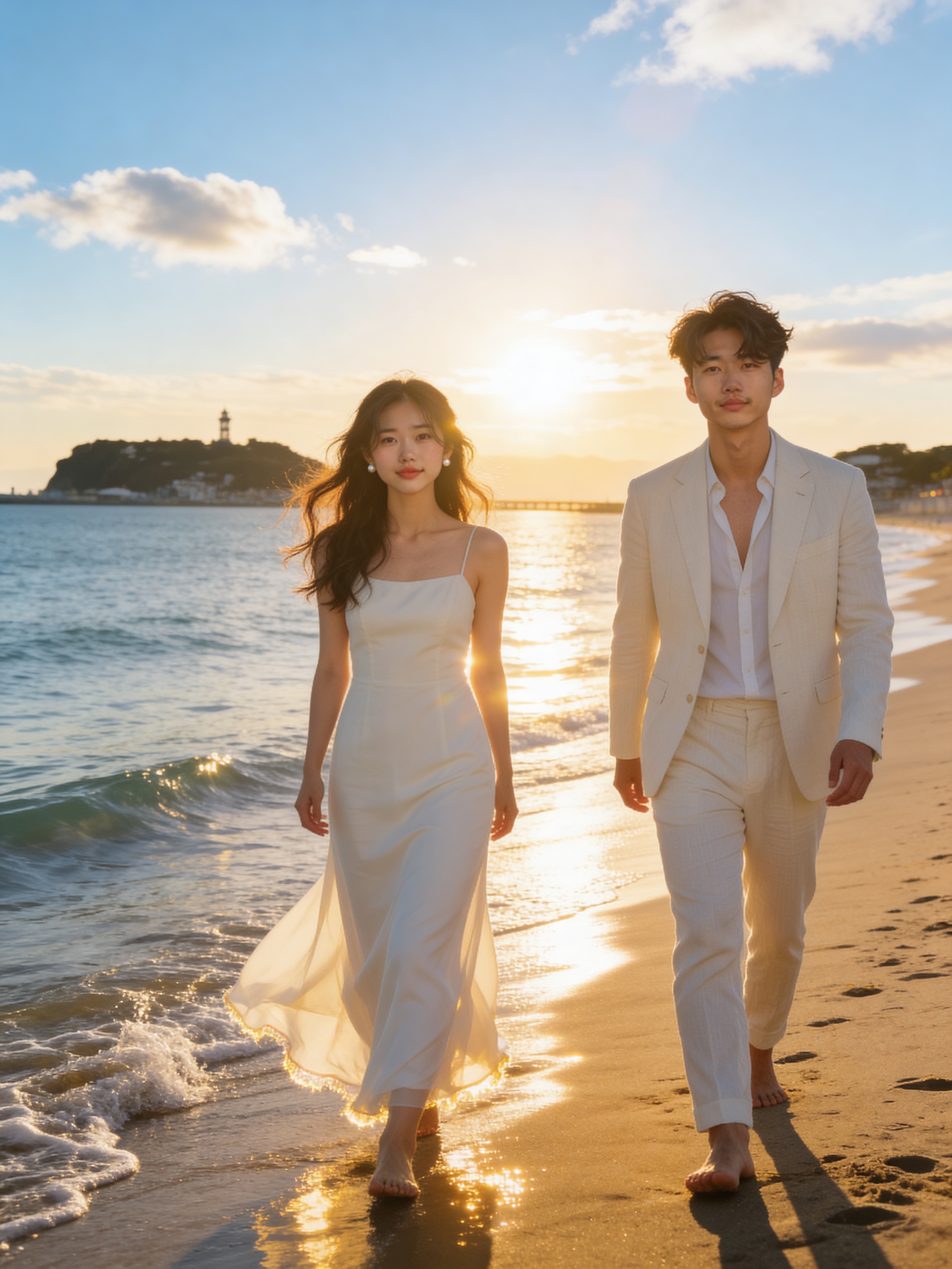 鎌倉海岸 - 洋装ロケーション