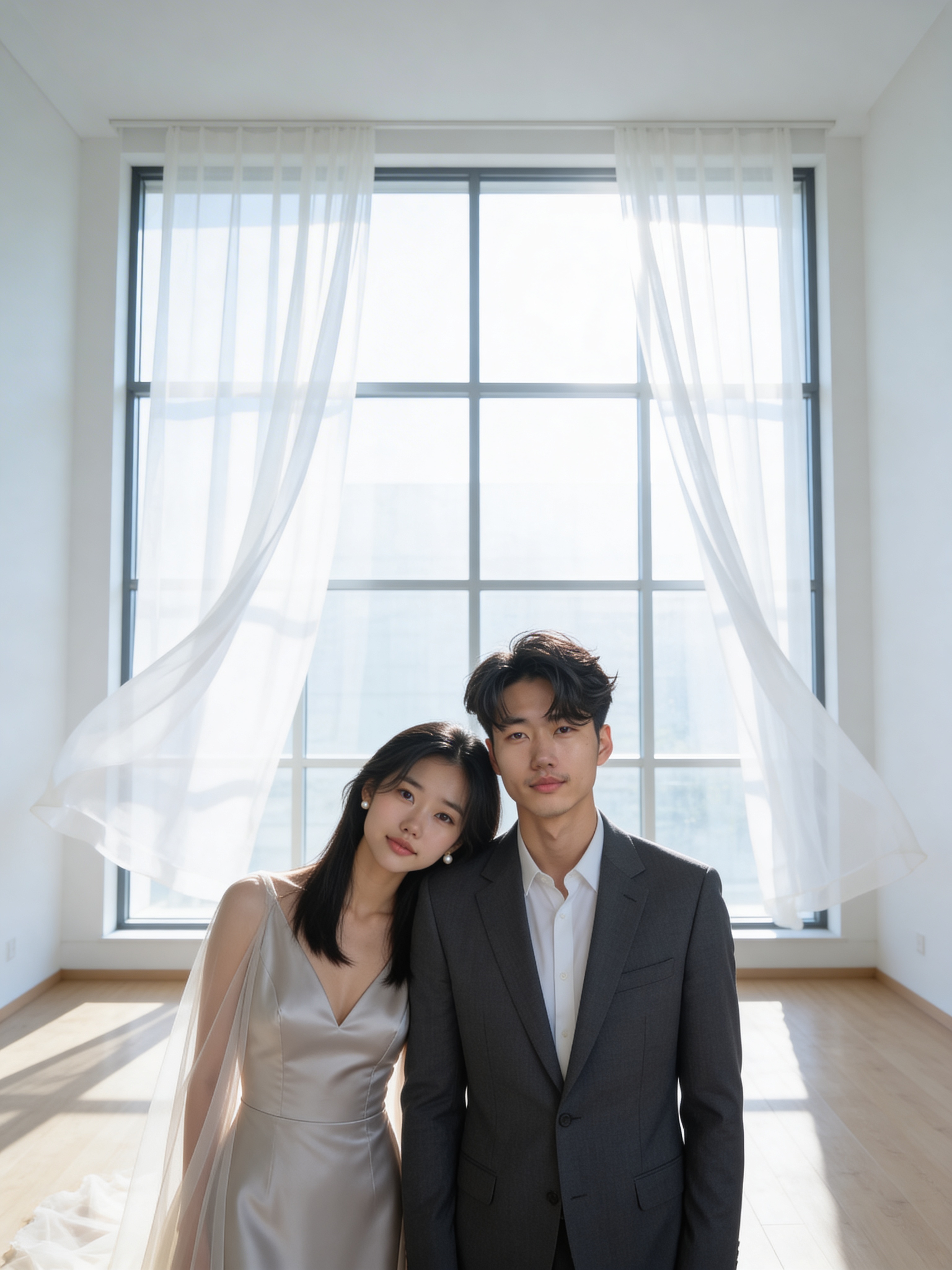 통창 역광 - 시네마틱 화보