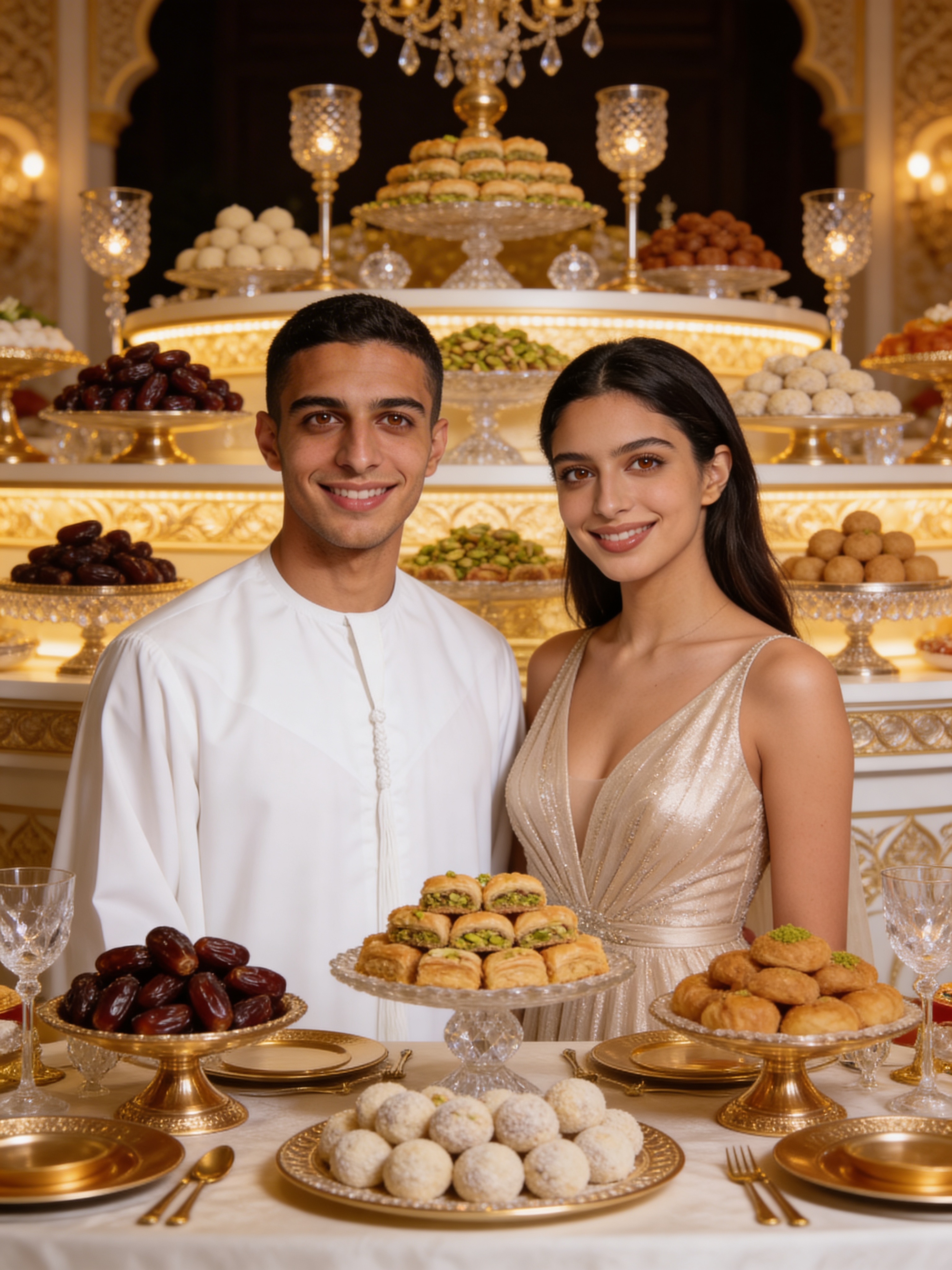 تمور وحلويات - حفل زفاف عربي