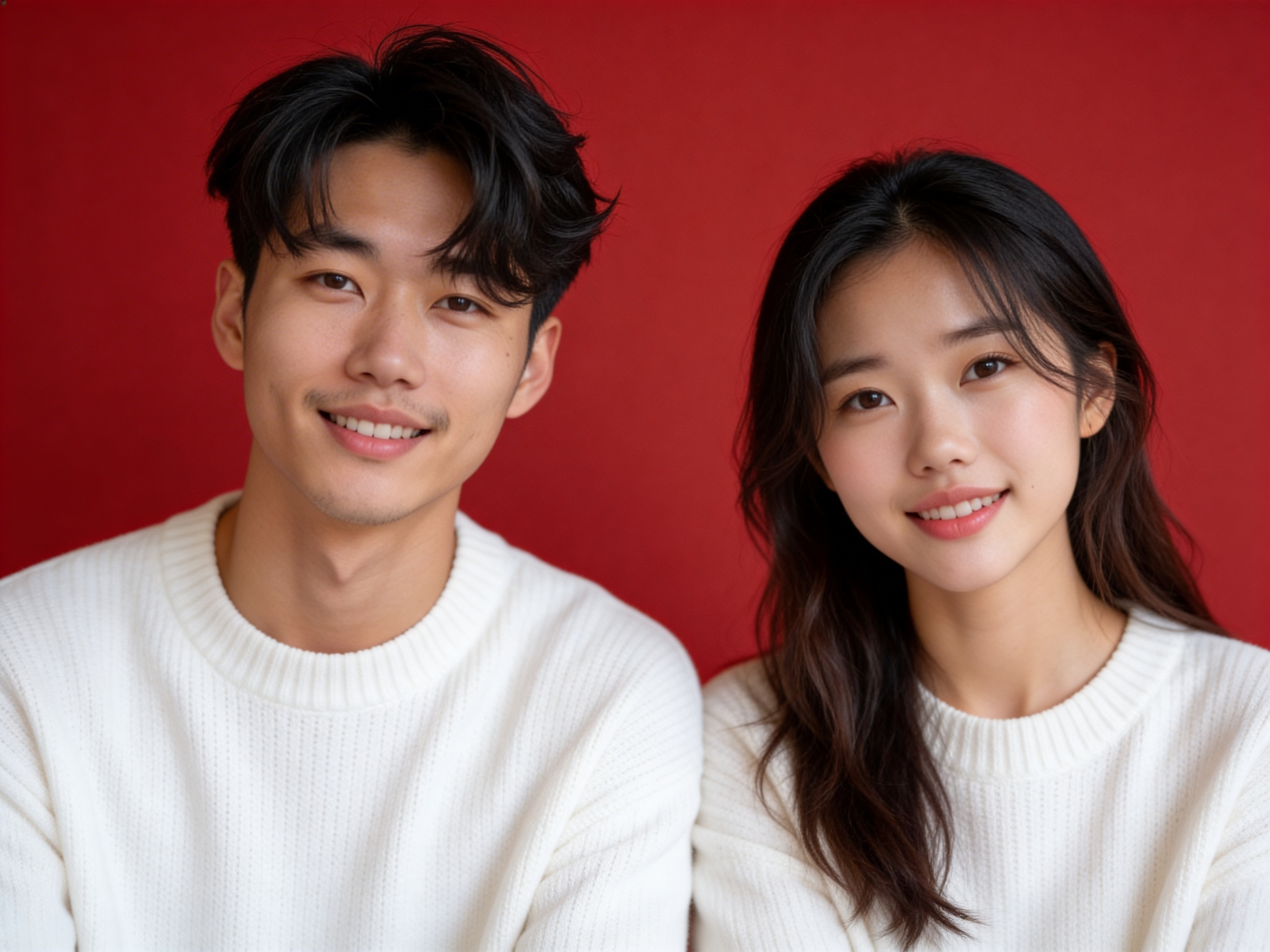 Red Bg - Knit Sweater